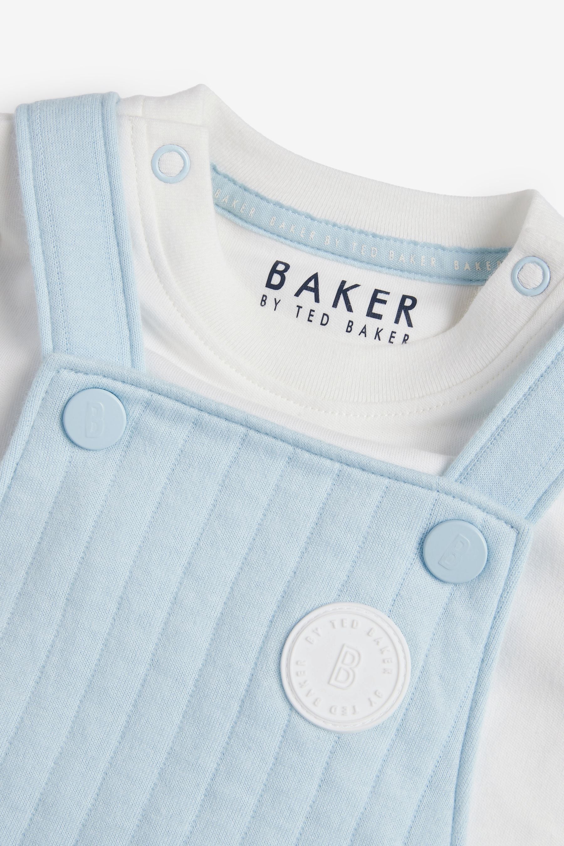 Blue Baker by Ted Baker Quilted Dungaree Set