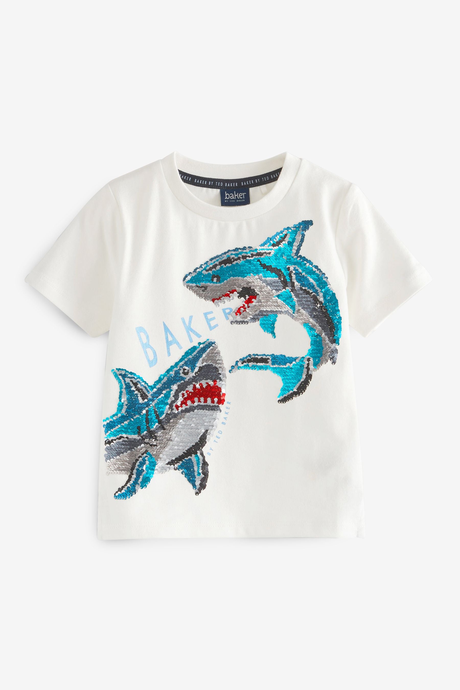 Baker by Ted Baker Shark Graphic T-Shirt