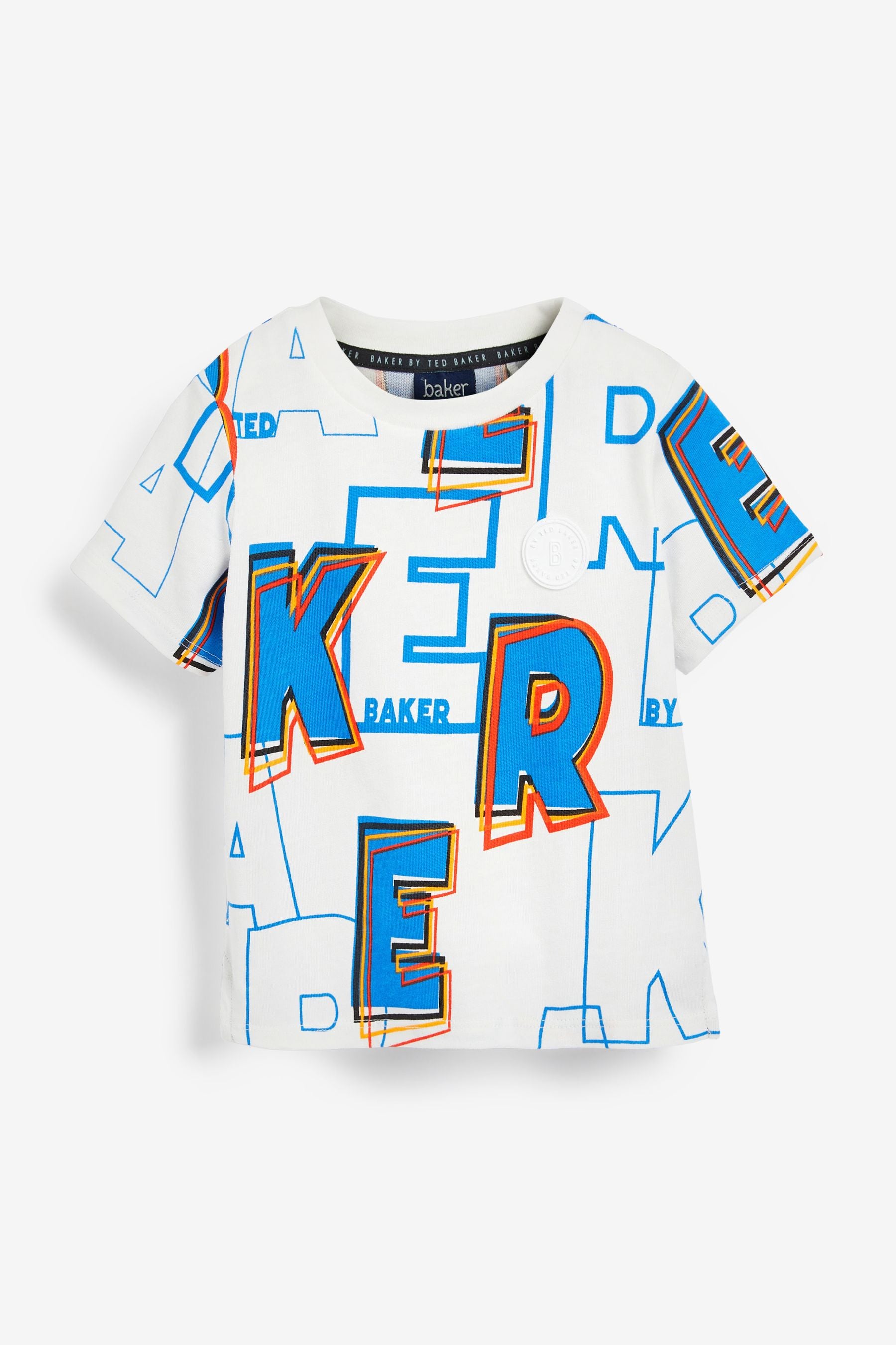 Baker by Ted Baker White Letter Print T-Shirt