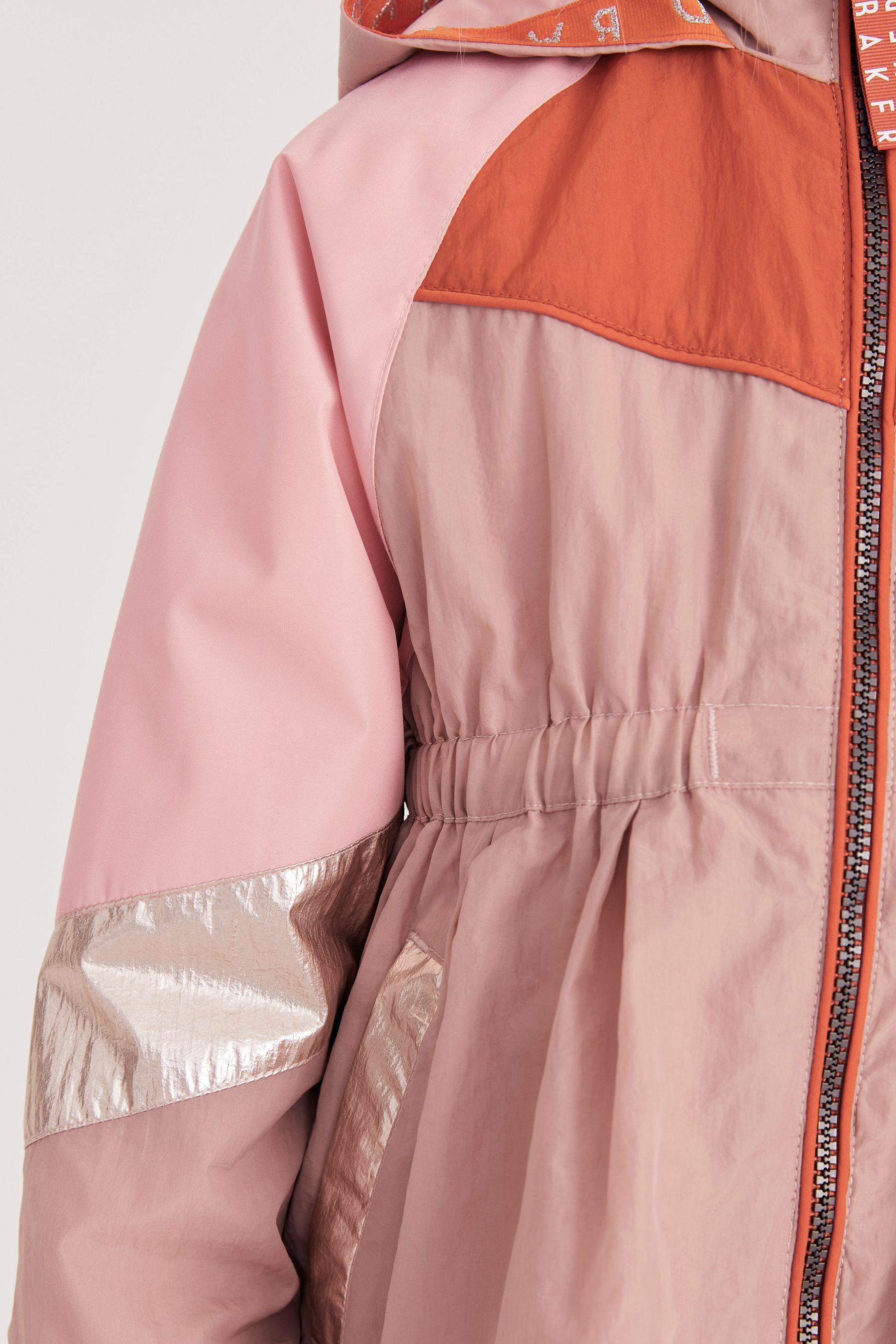 Pink Baker by Ted Baker Pink Colourblock Rain Mac Jacket