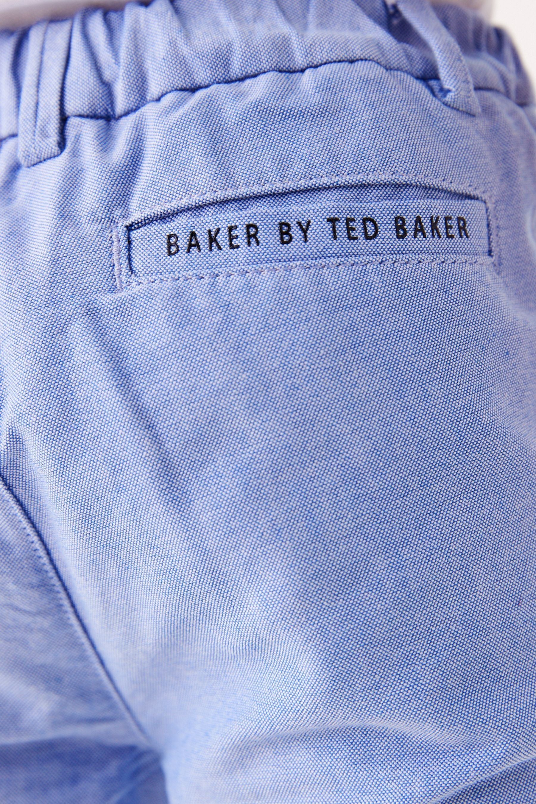 Baker by Ted Baker	Blue Oxford Shorts