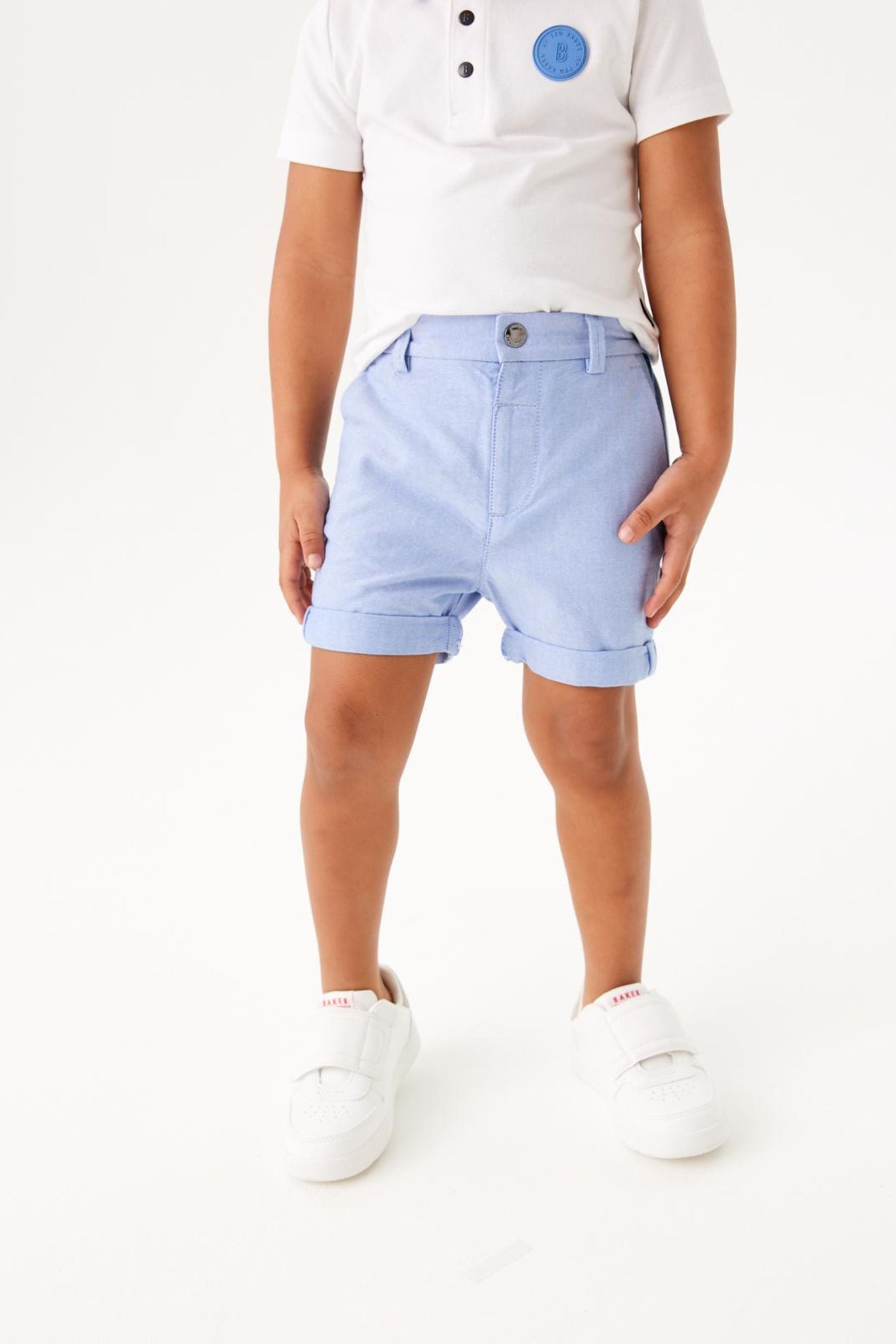 Baker by Ted Baker	Blue Oxford Shorts