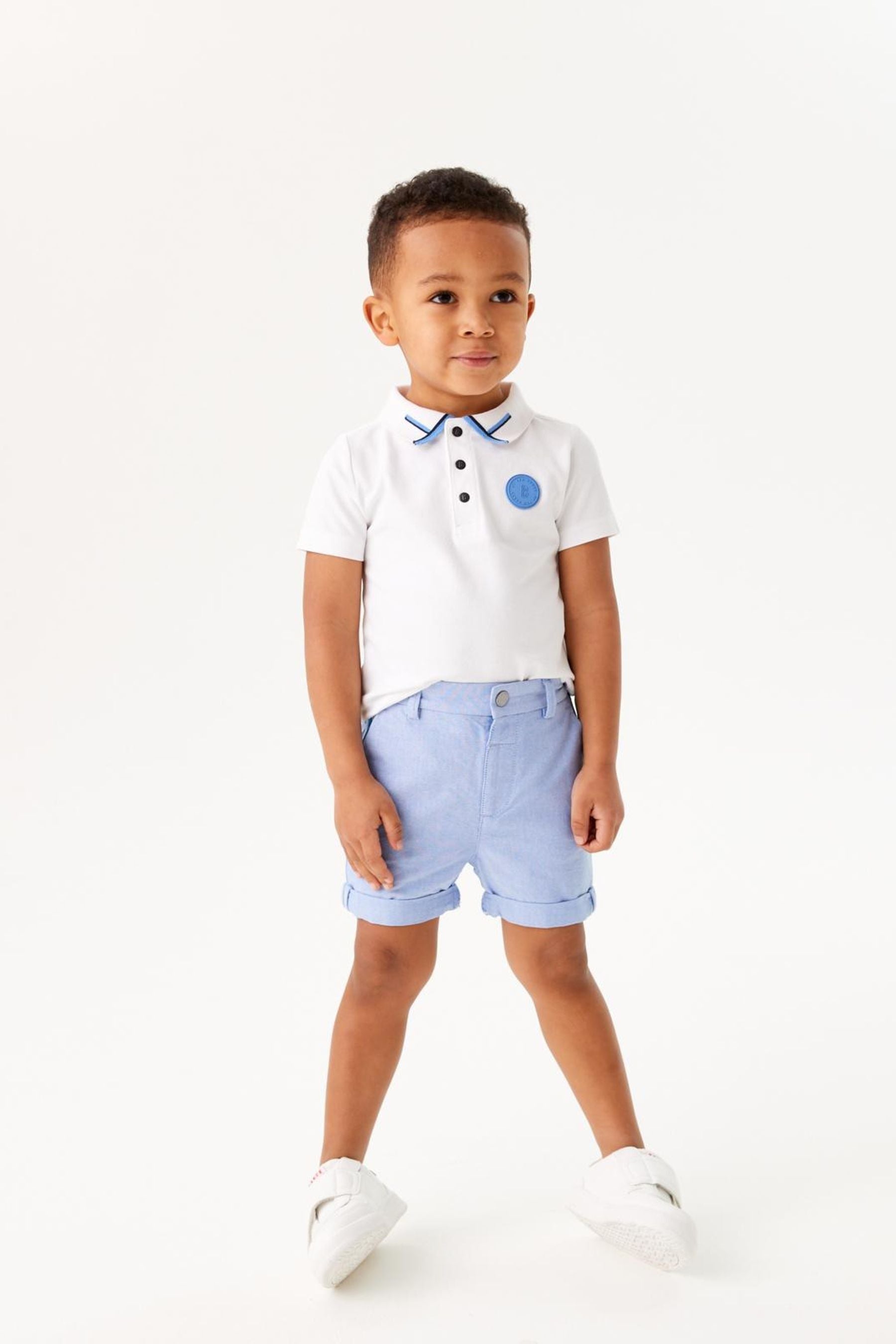 Baker by Ted Baker	Blue Oxford Shorts