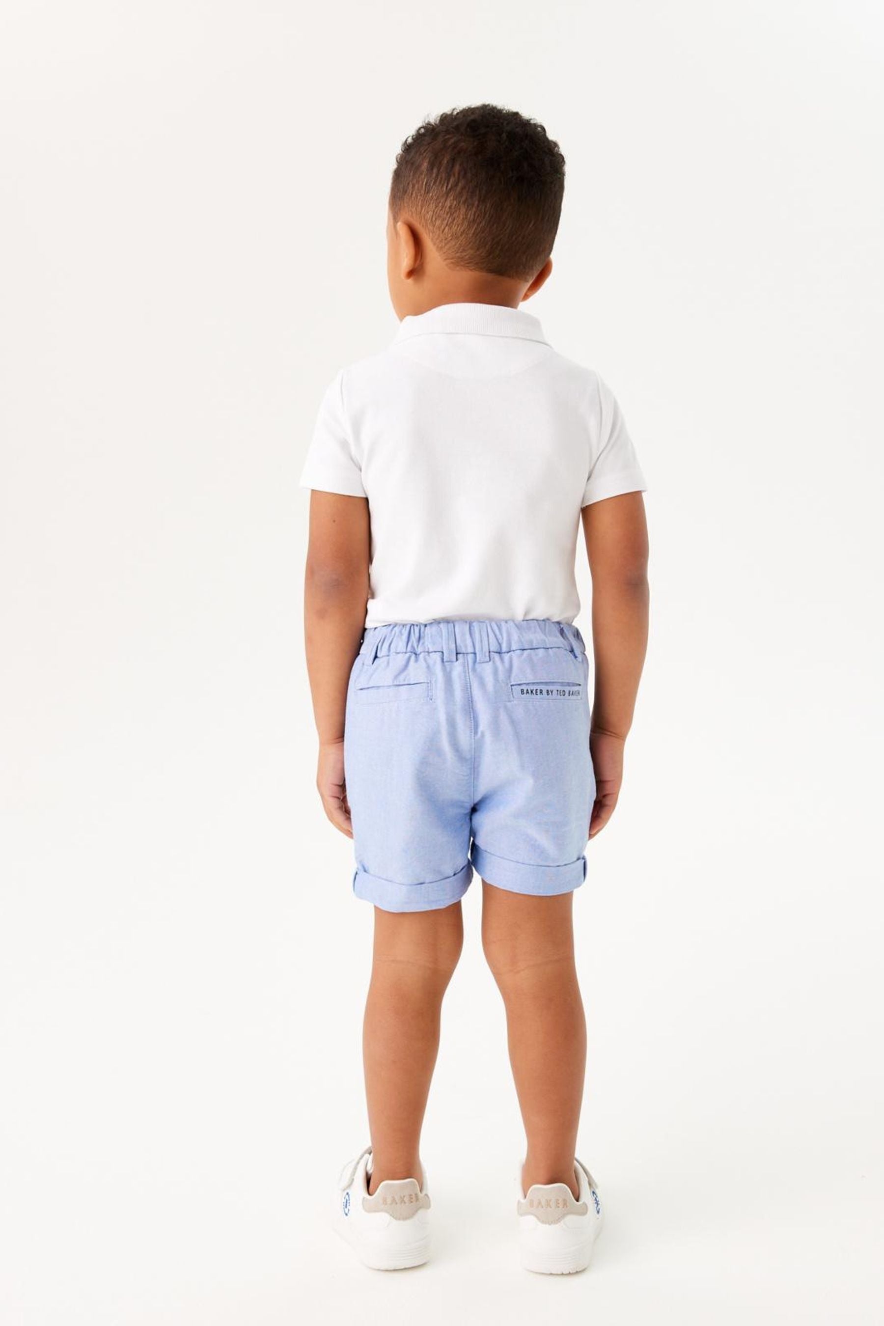 Baker by Ted Baker	Blue Oxford Shorts