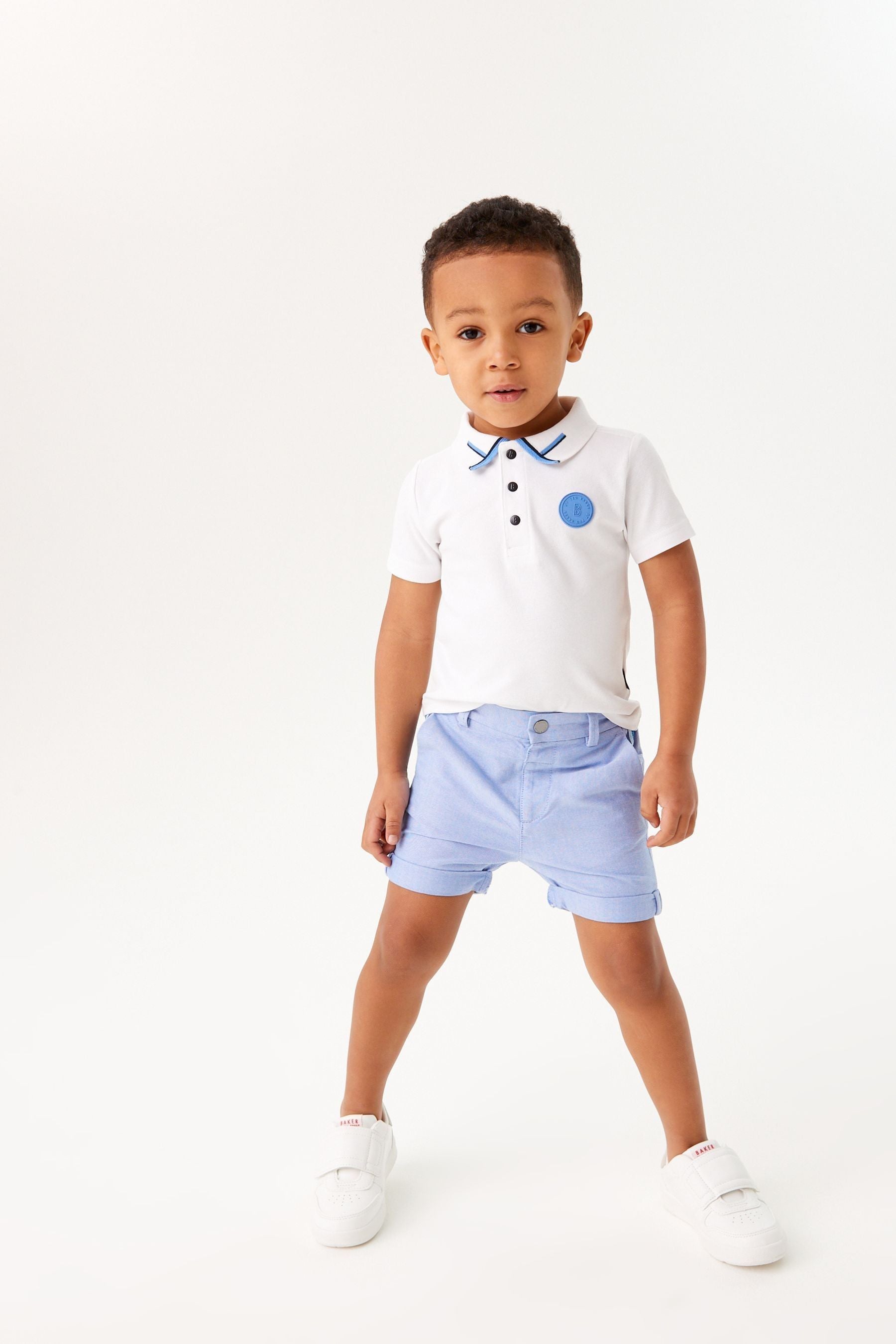 Baker by Ted Baker	Blue Oxford Shorts