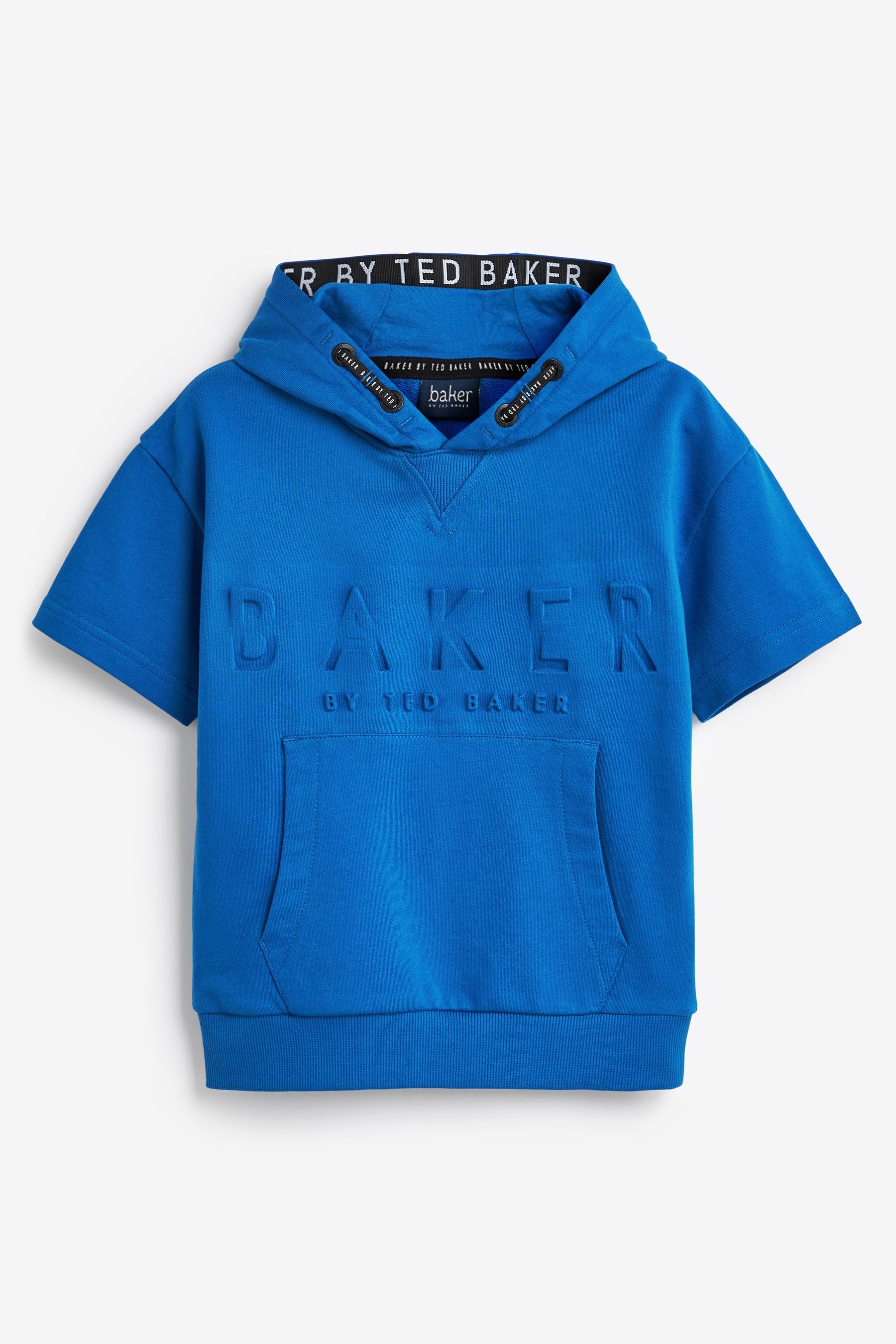 Baker by Ted Baker Boys Blue Short Sleeve Hoodie