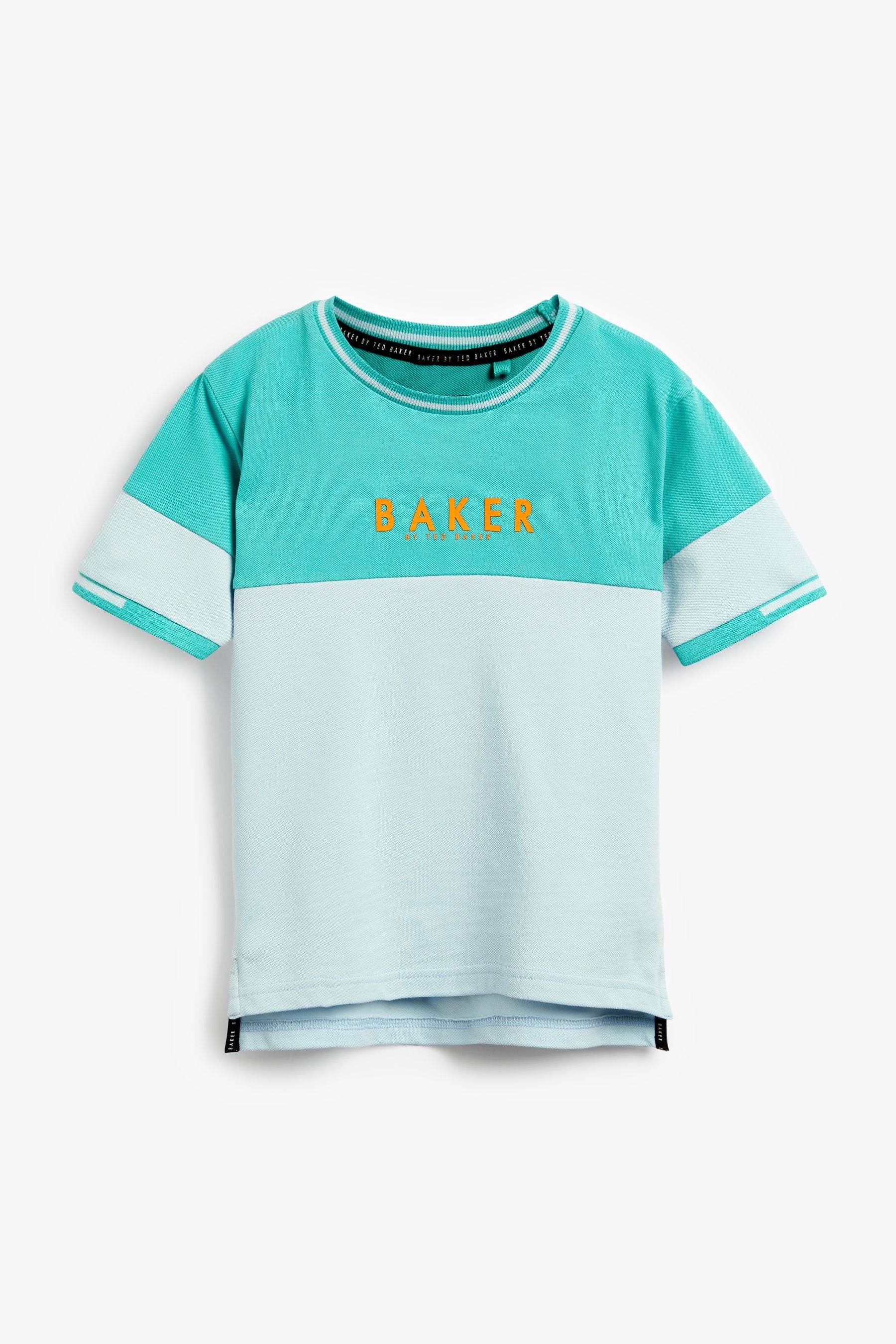 Baker by Ted Baker Blue Colourblock T-Shirt