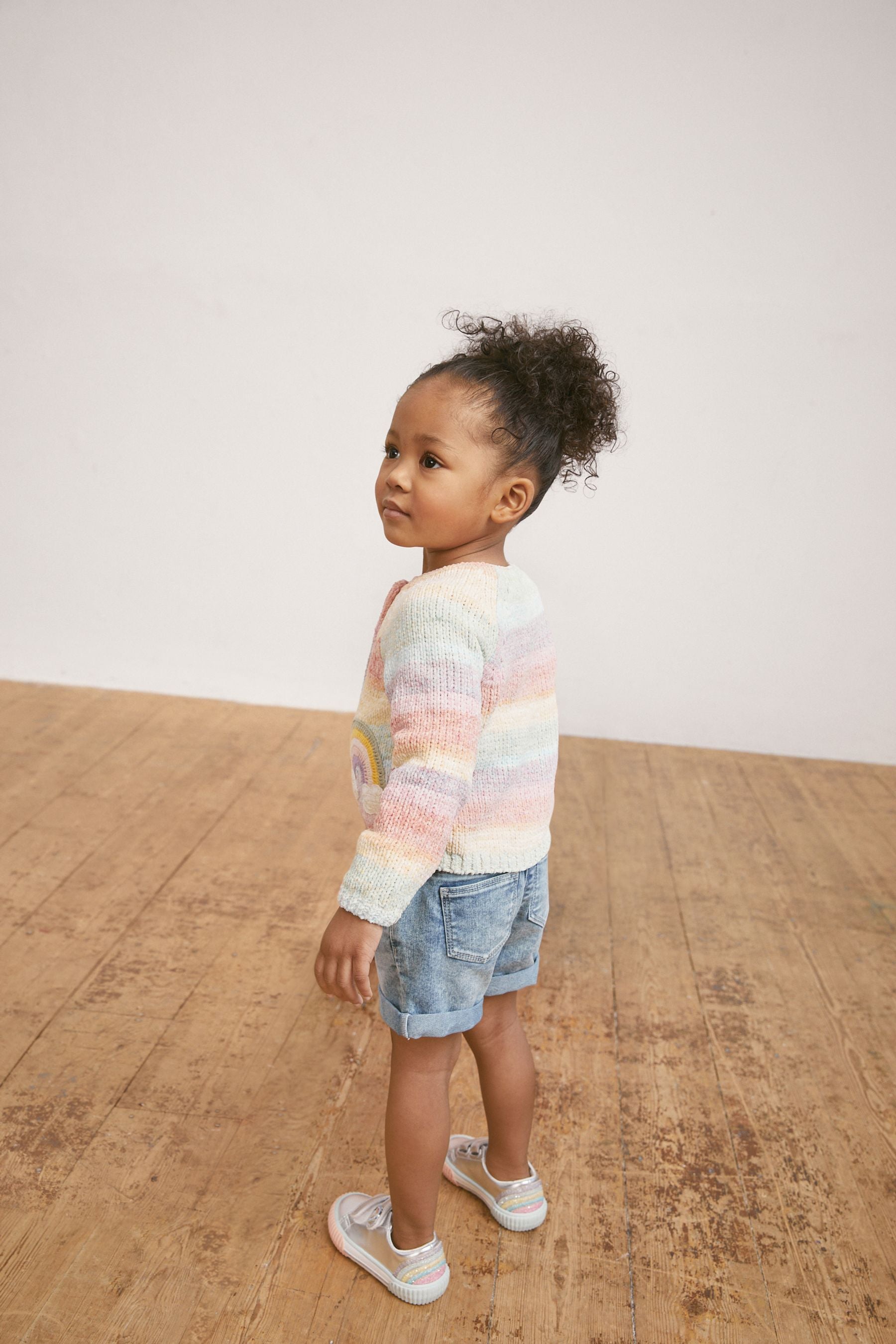 Rainbow Crochet Super Soft Chenille Cardigan (3mths-7yrs)