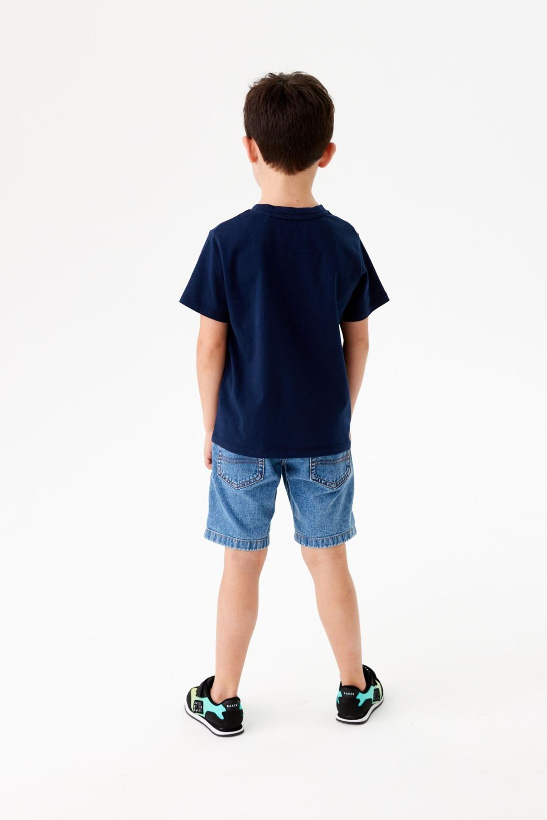 Baker by Ted Baker Boys Navy Lion Graphic T-Shirt