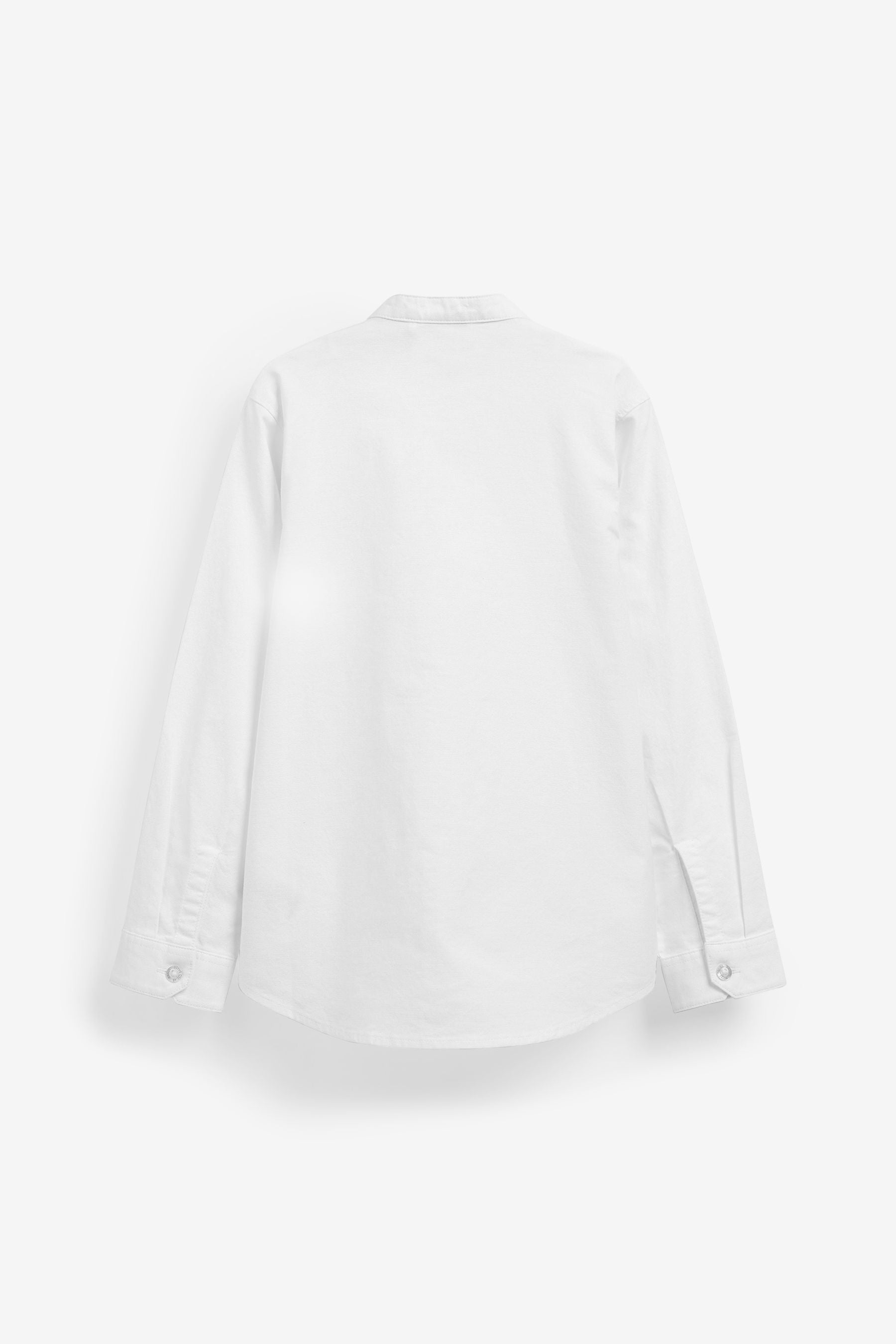 Baker by Ted Baker White Long Sleeve Grandad Shirt