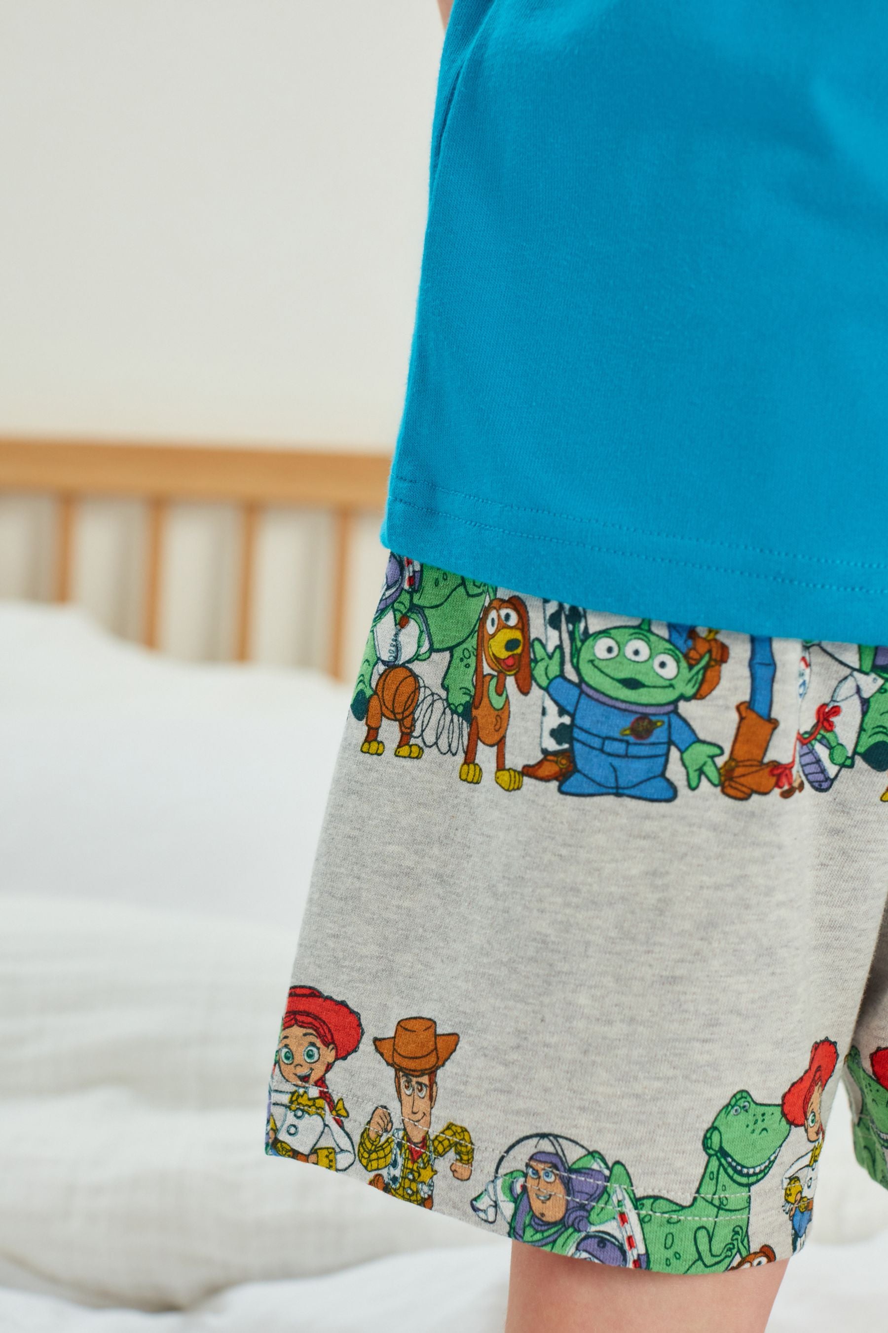 Blue/Grey Toy Story 2 Pack Short Pyjamas (9mths-8yrs)