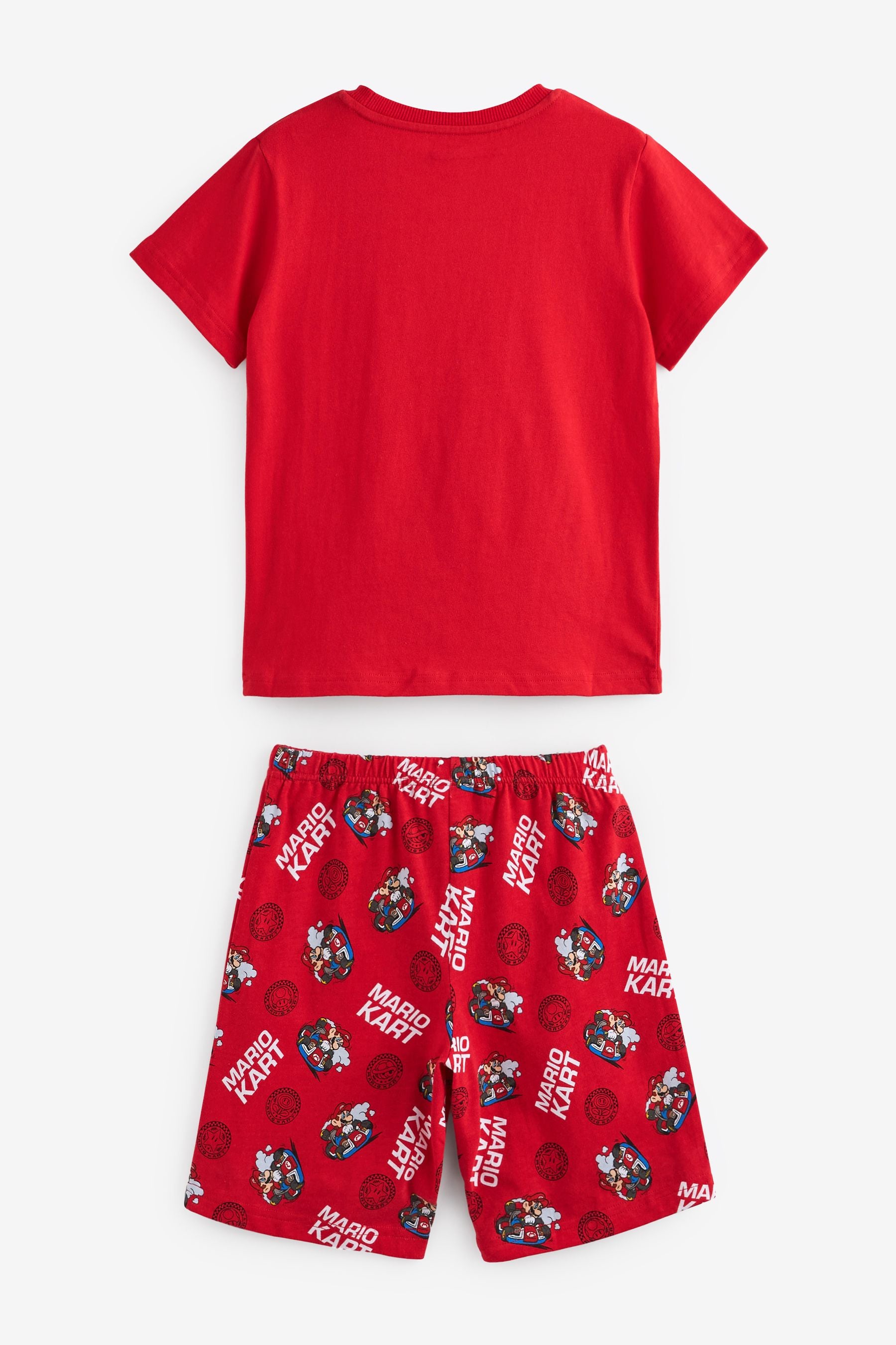 Red/Black Mario Kart 2 Pack Short Pyjamas (3-16yrs)