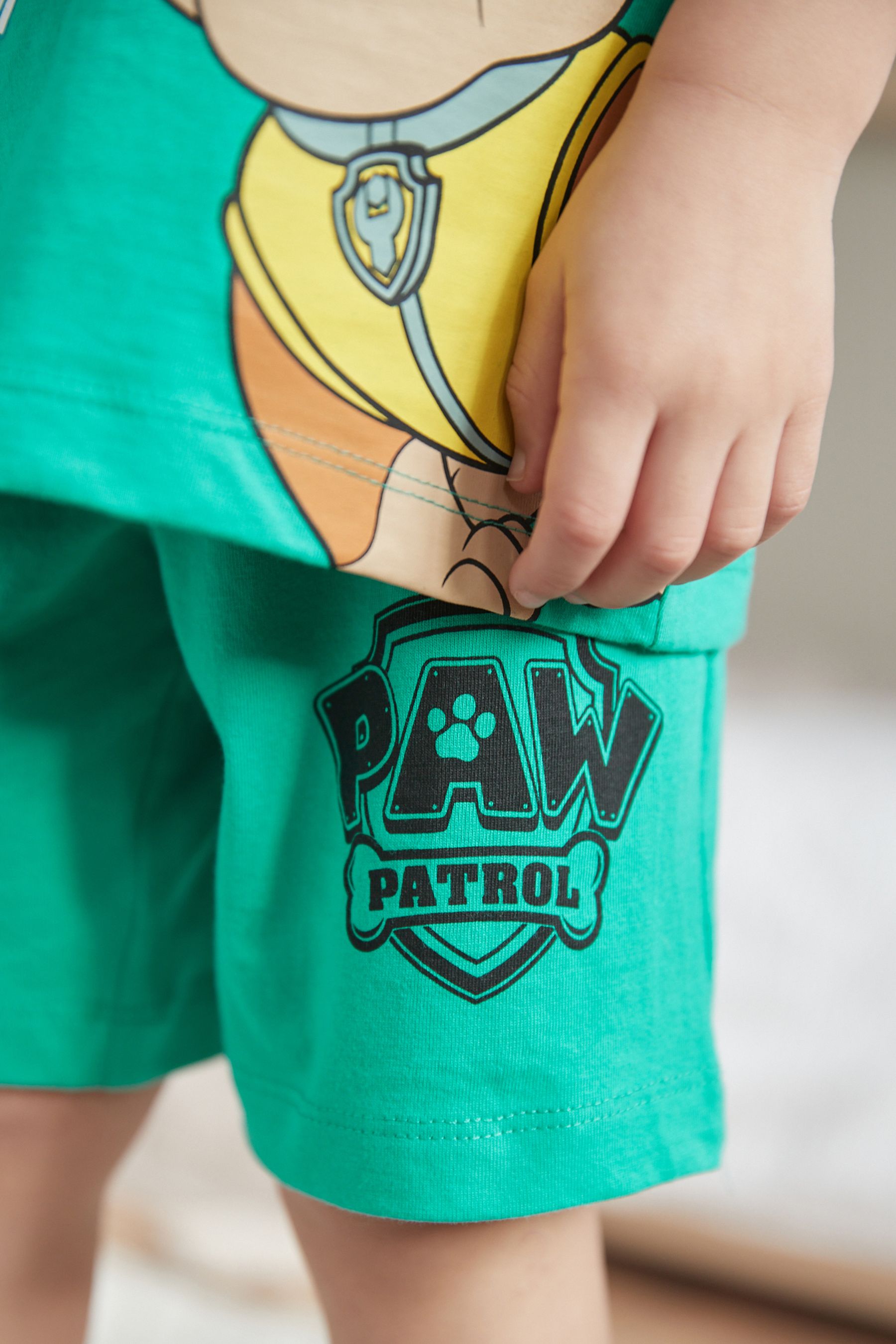 Green/White/Grey PAW Patrol 3 Pack Short Pyjamas (9mths-8yrs)