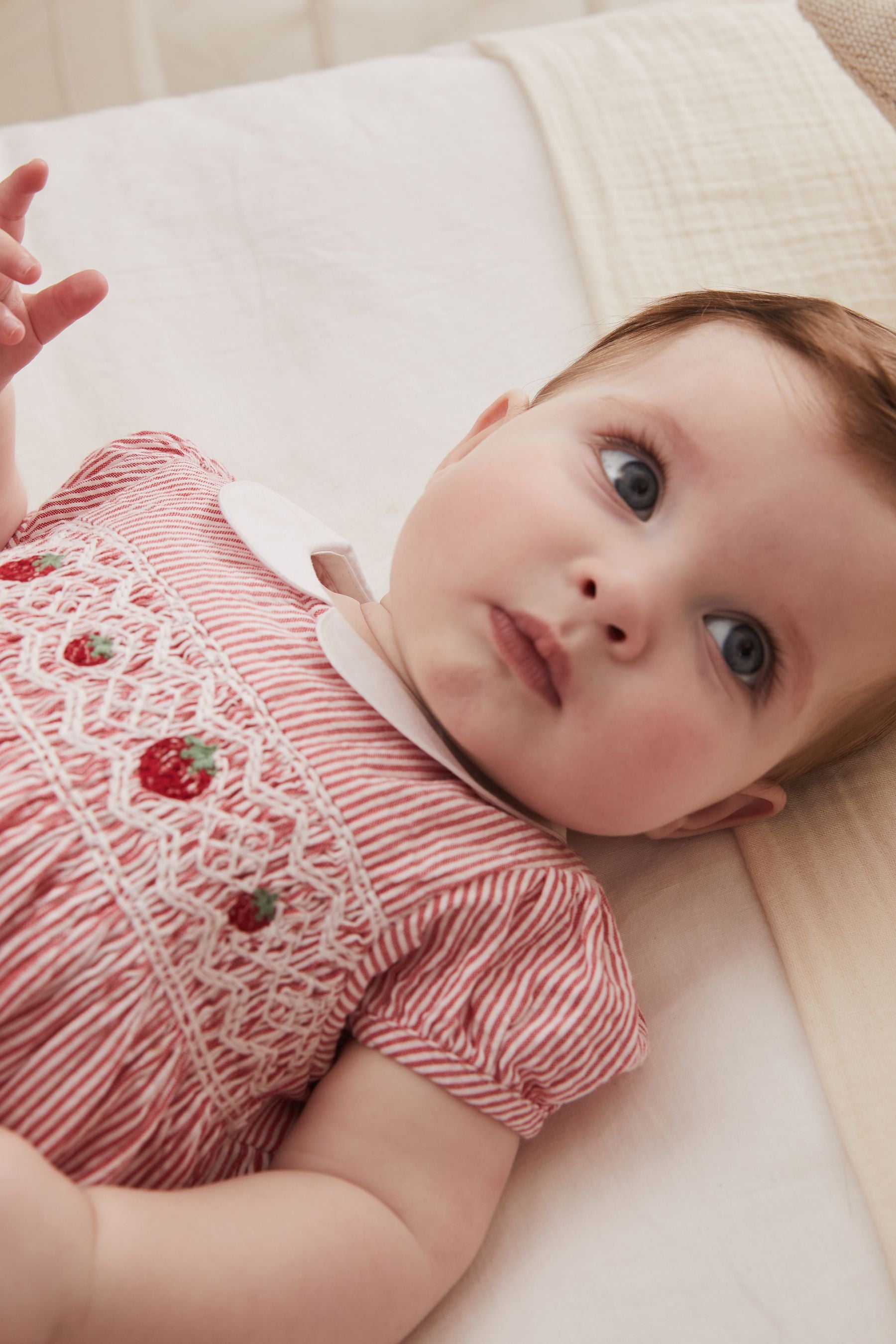 Red Baby Dress And Knickers Set (0mths-2yrs)