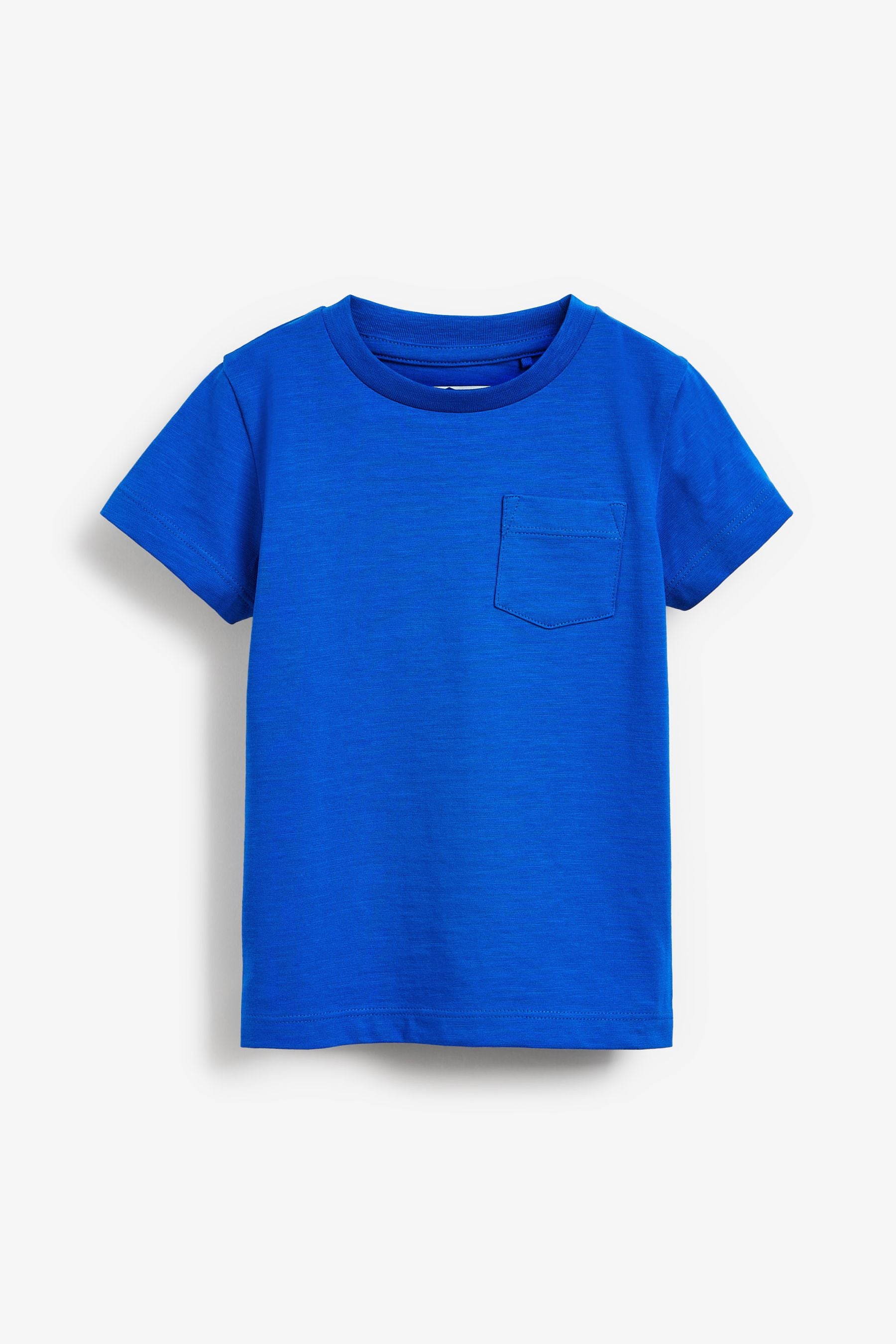 Red/Cobalt Blue 3 Pack Plain T-Shirts (3mths-7yrs)