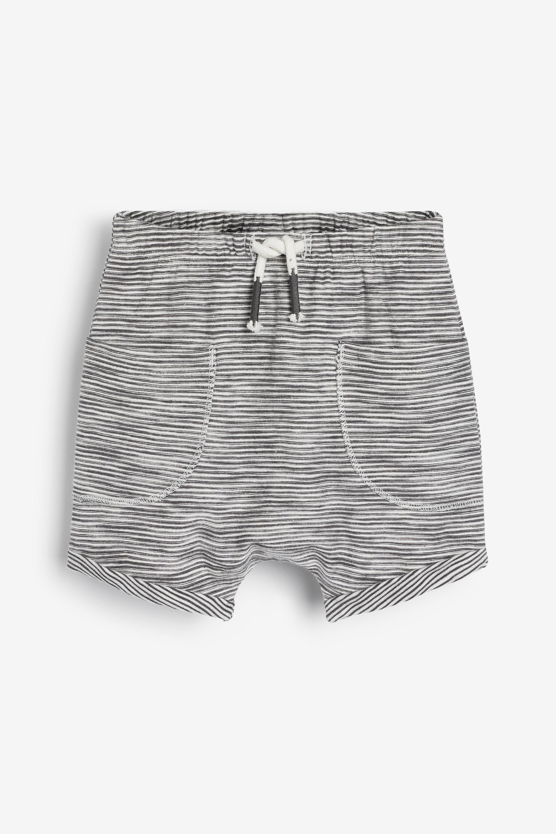 Grey and Navy Blue Baby 4 Pack Shorts