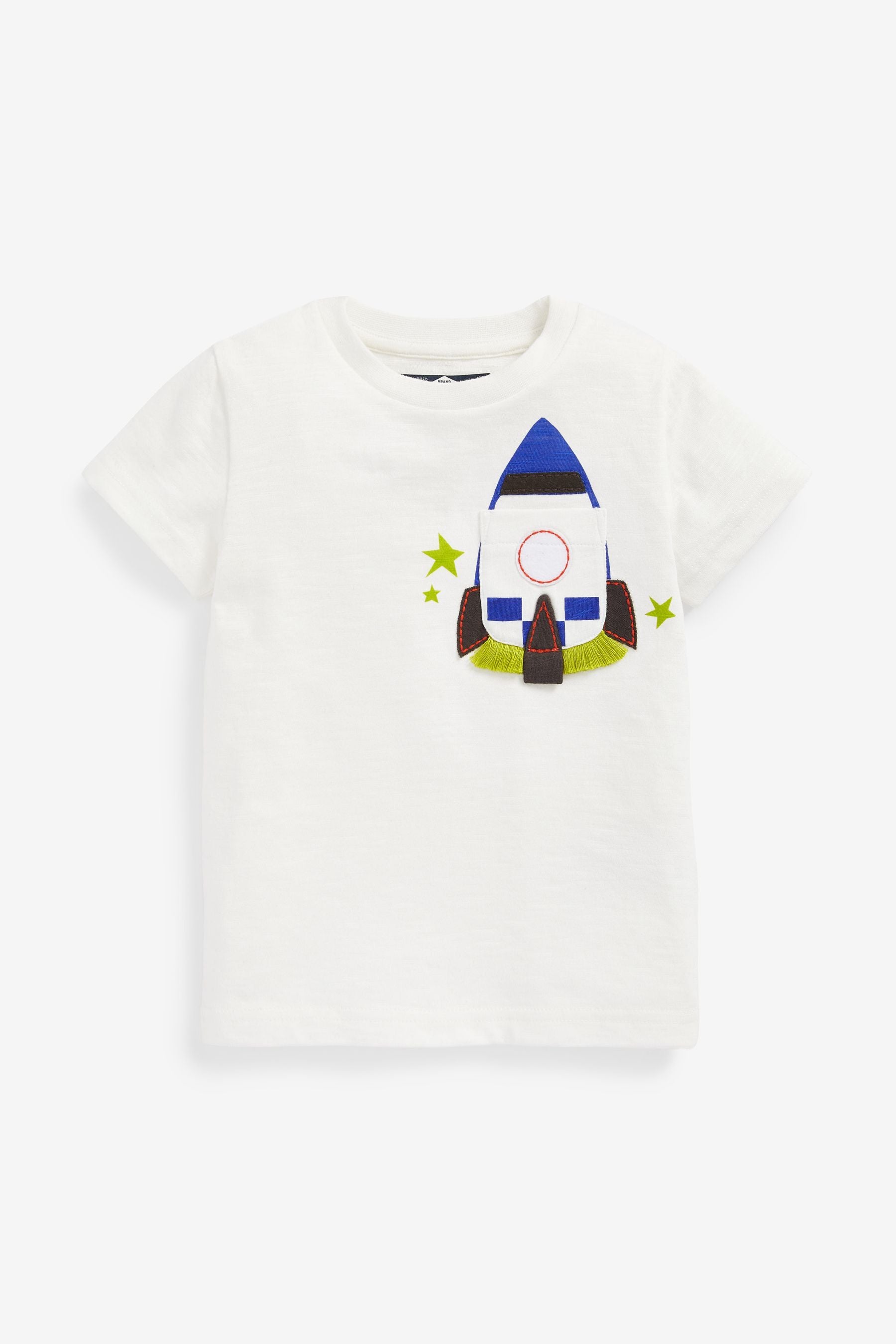 White/Black 3 Pack T-Shirts (3mths-7yrs)