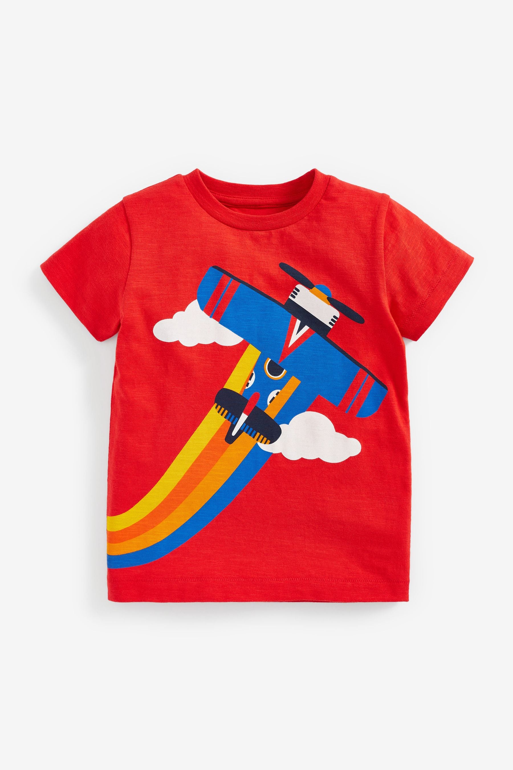 Red Aeroplane 3 Pack T-Shirts (3mths-7yrs)