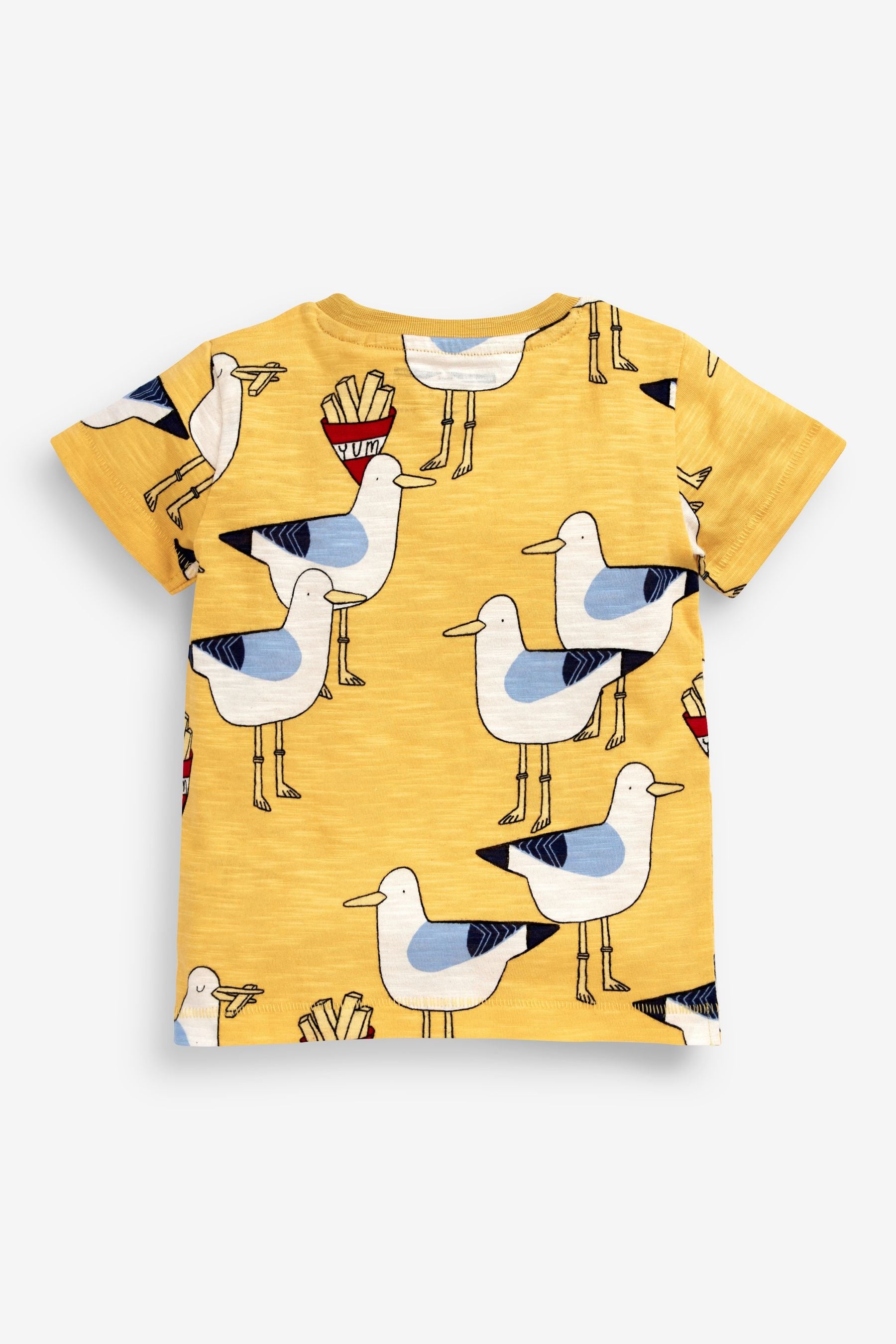 Blue/Yellow Seagull 3 Pack T-Shirts (3mths-7yrs)