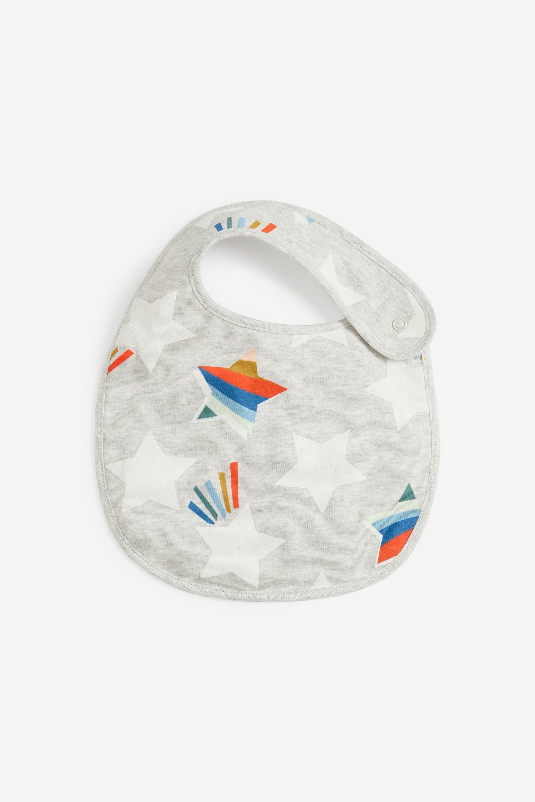 Blue Stars & Stripes Baby 3 Pack Regular Bibs