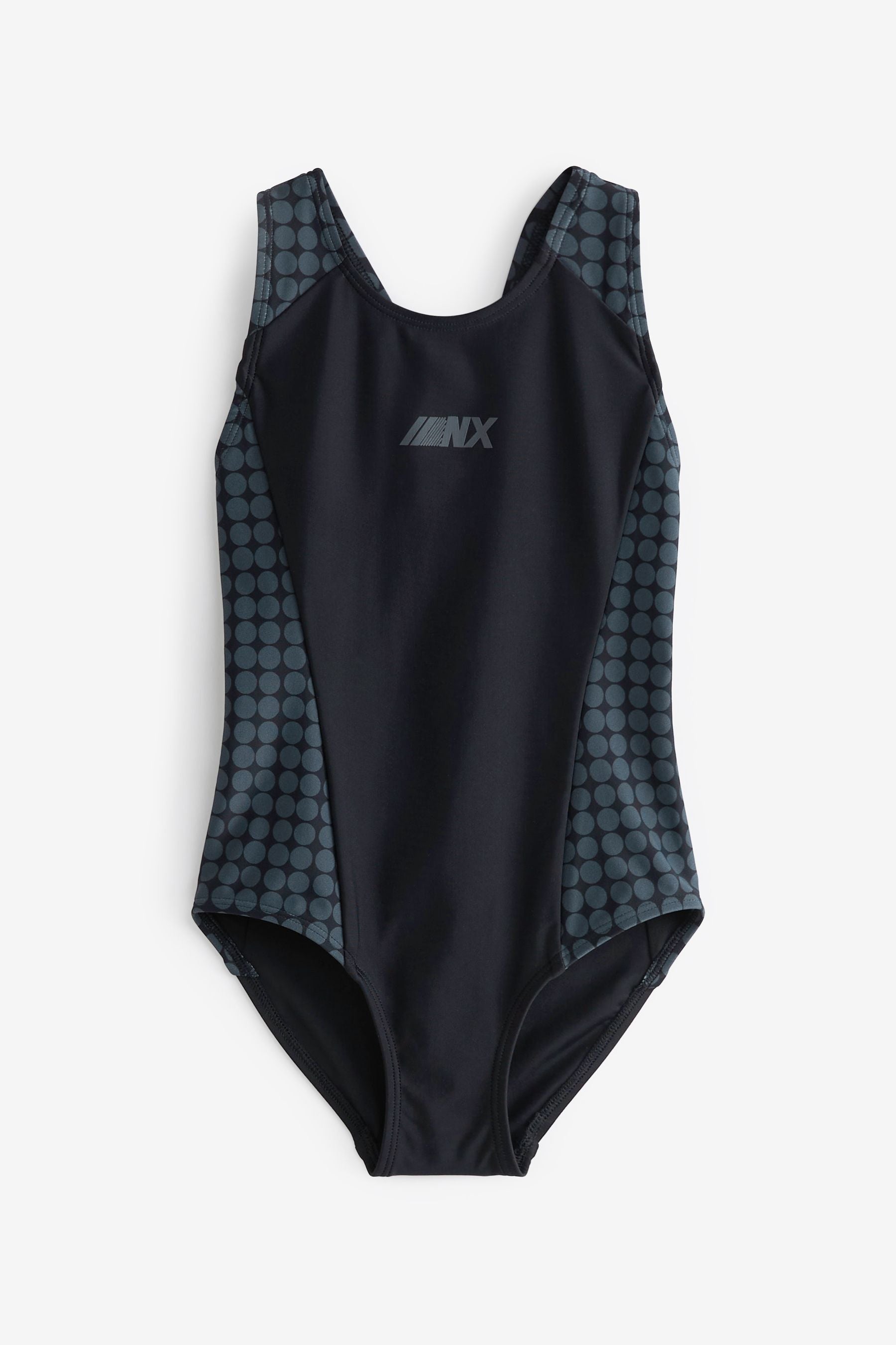 Black Sports Swimsuit (3-16yrs)