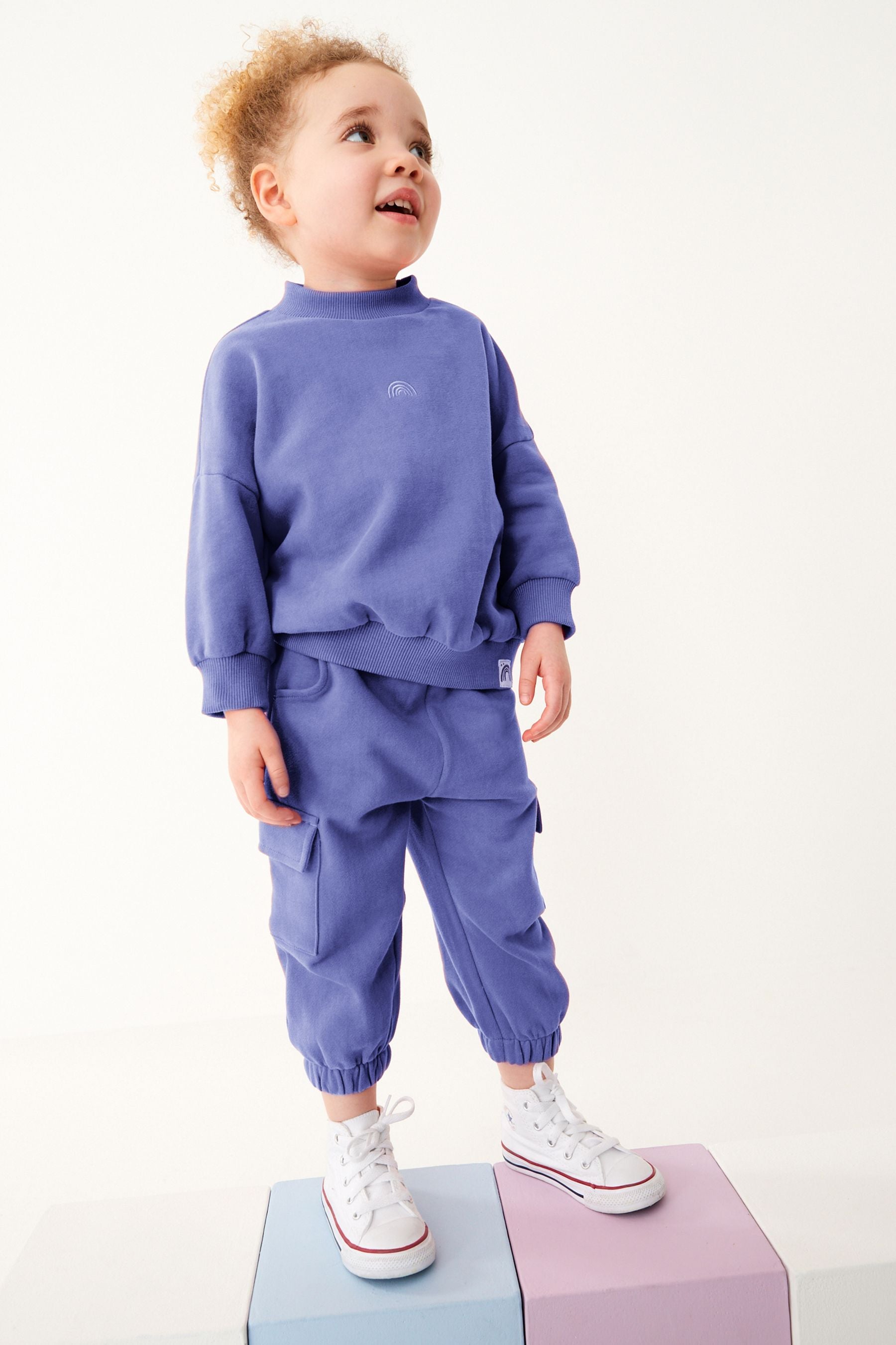 Bright Purple Joggers (3mths-7yrs)