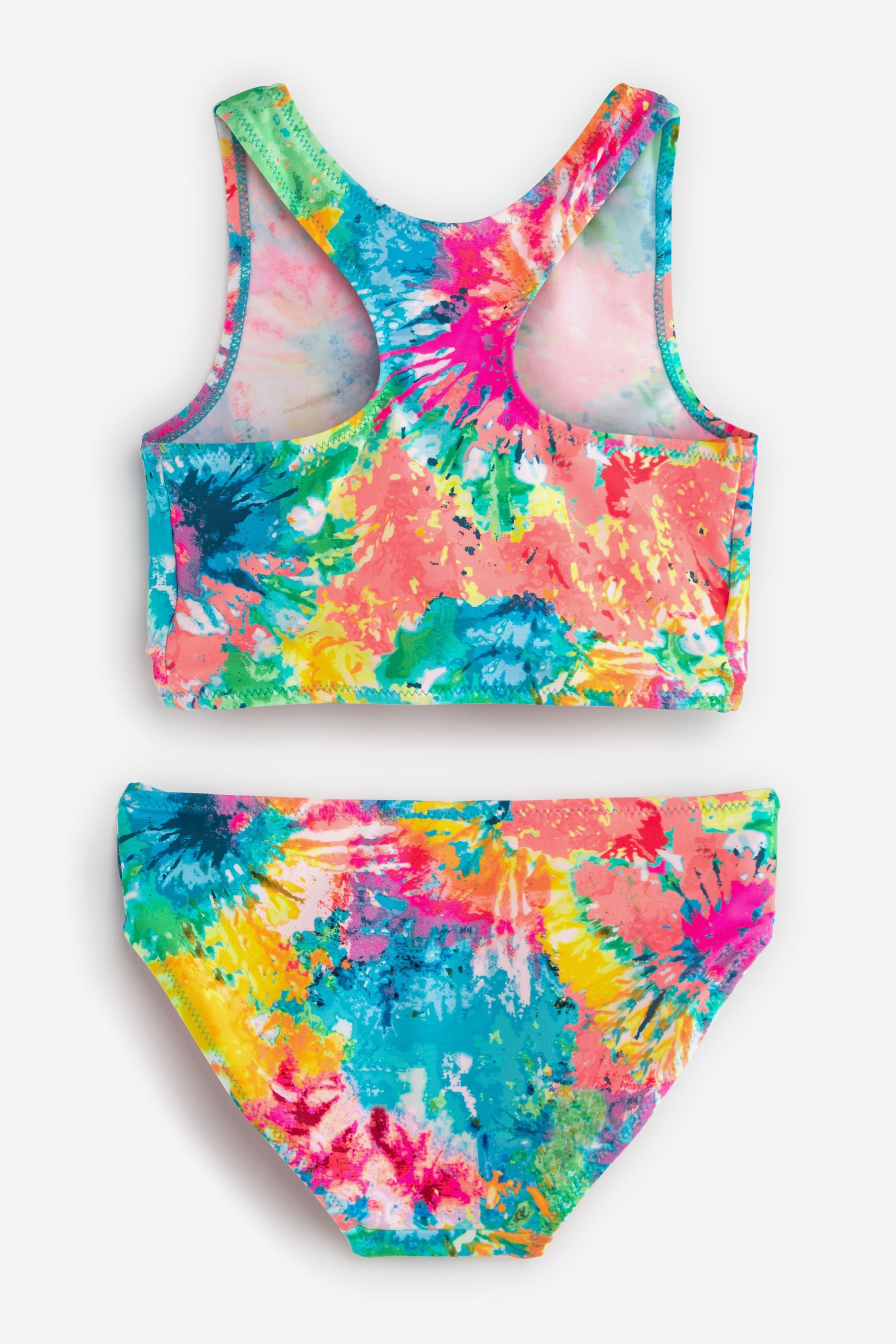 Multi Bright Tie Dye Bikini (3-16yrs)