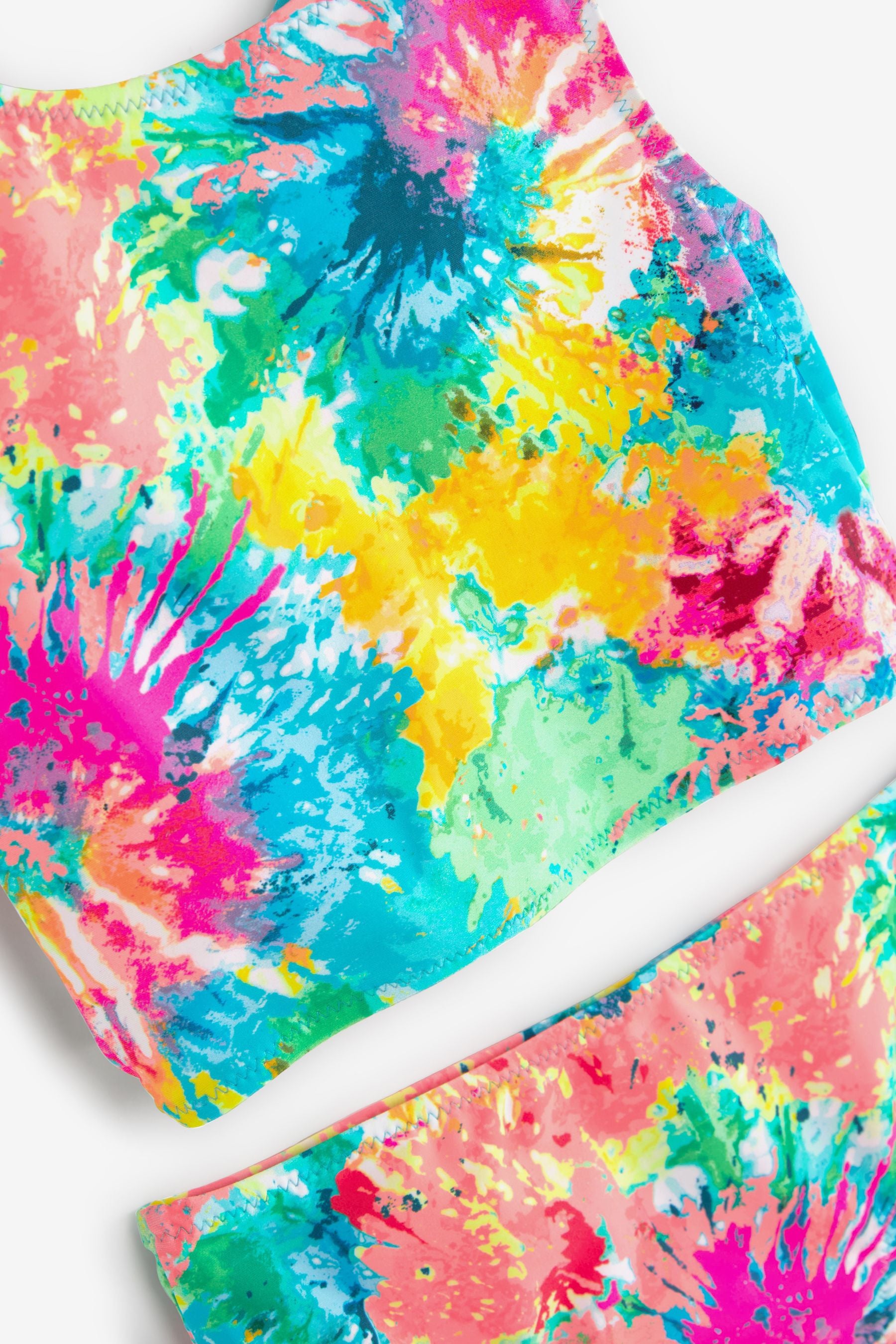 Multi Bright Tie Dye Bikini (3-16yrs)