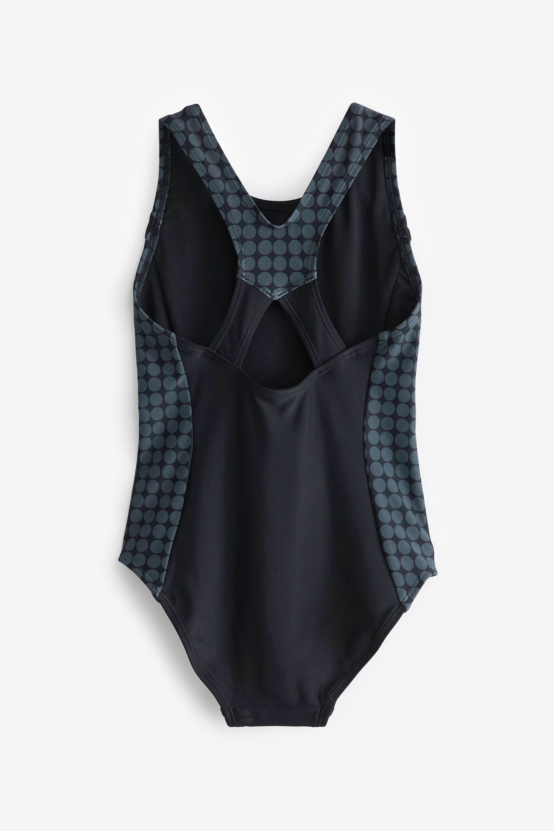 Black Sports Swimsuit (3-16yrs)