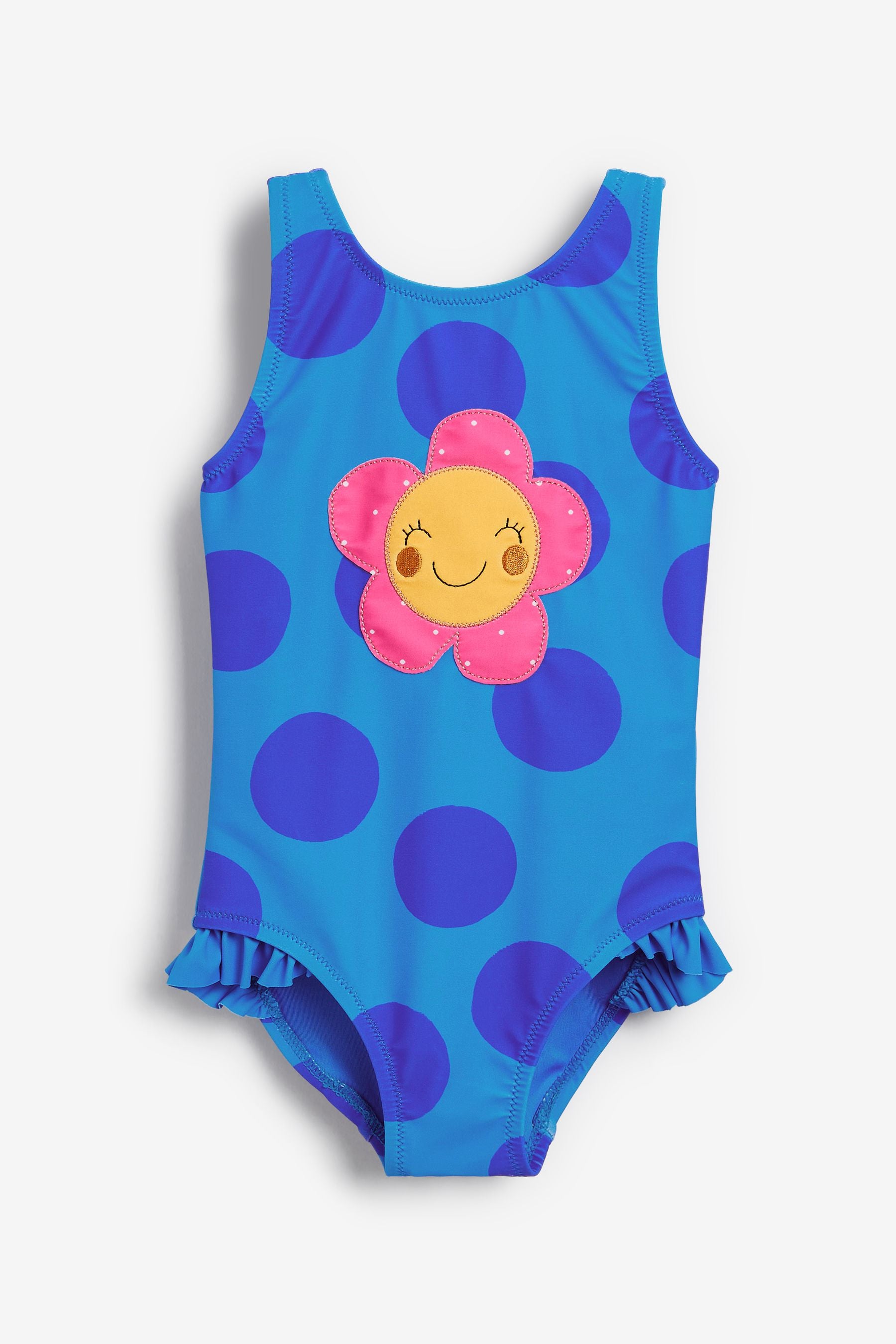 Cobalt Blue Appliqu Character Swimsuit (3mths-7yr