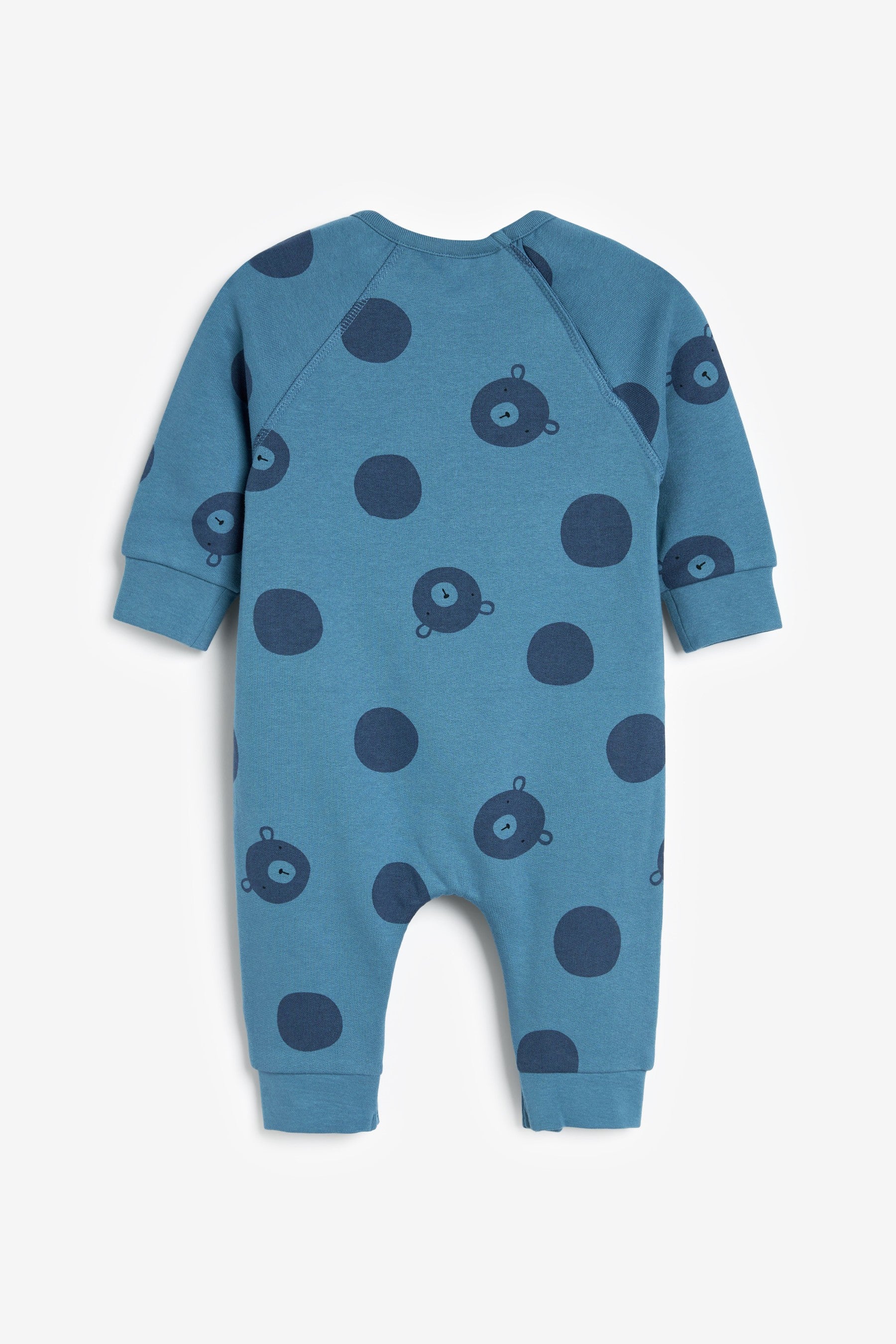 Blue Baby Spot Romper (0mths-2yrs)