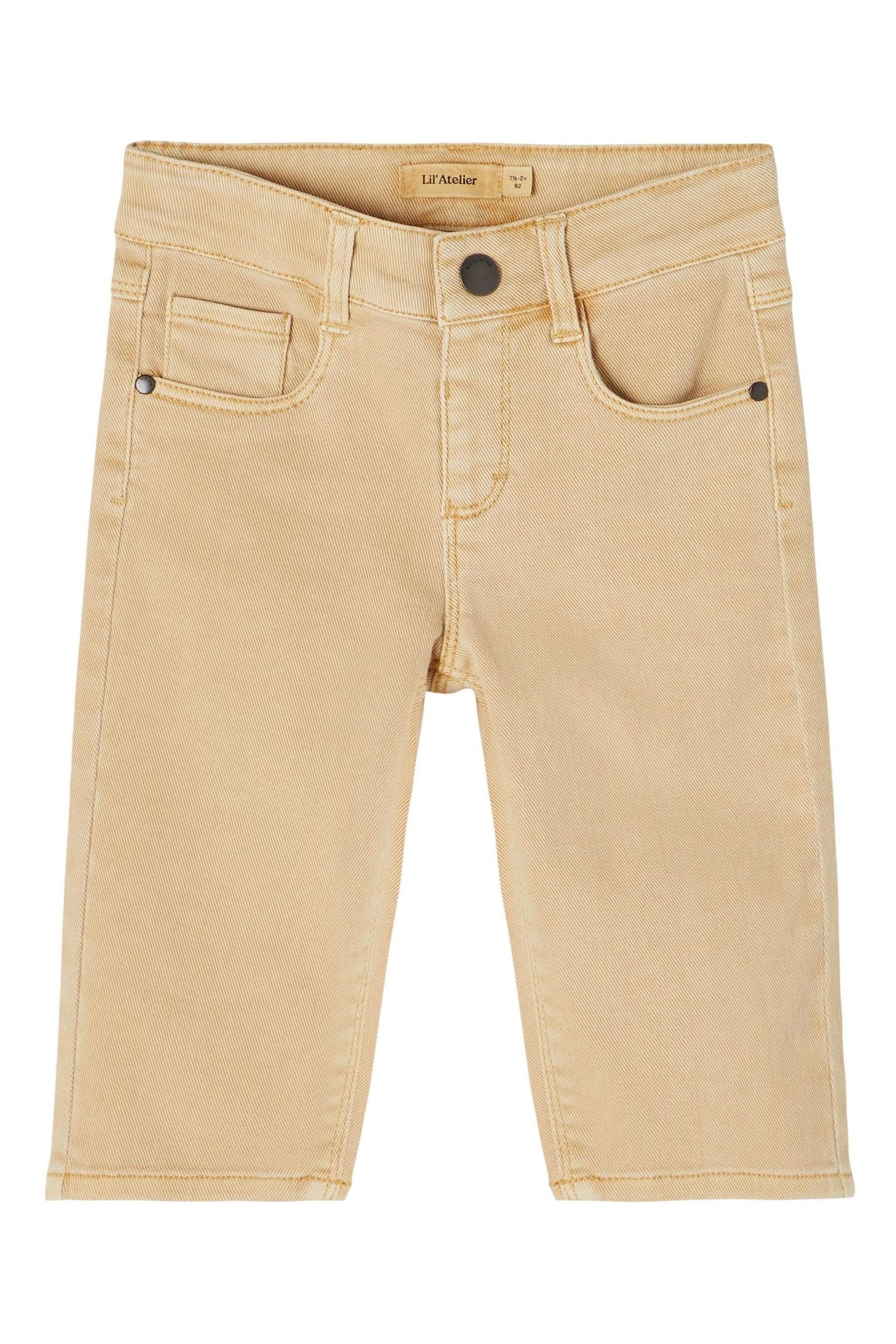 Lil'Atelier Unisex Beige Denim Culotte Jeans