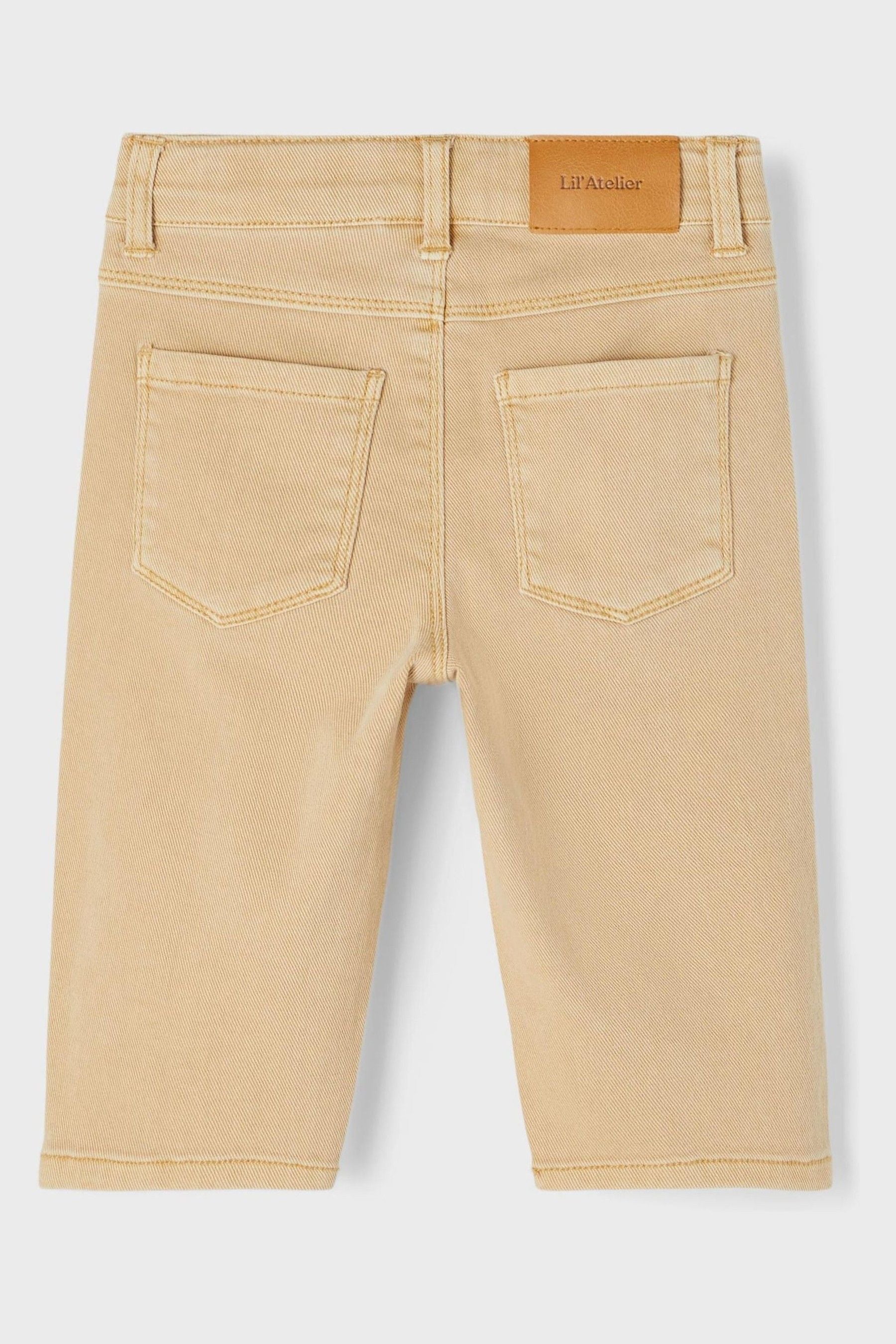 Lil'Atelier Unisex Beige Denim Culotte Jeans