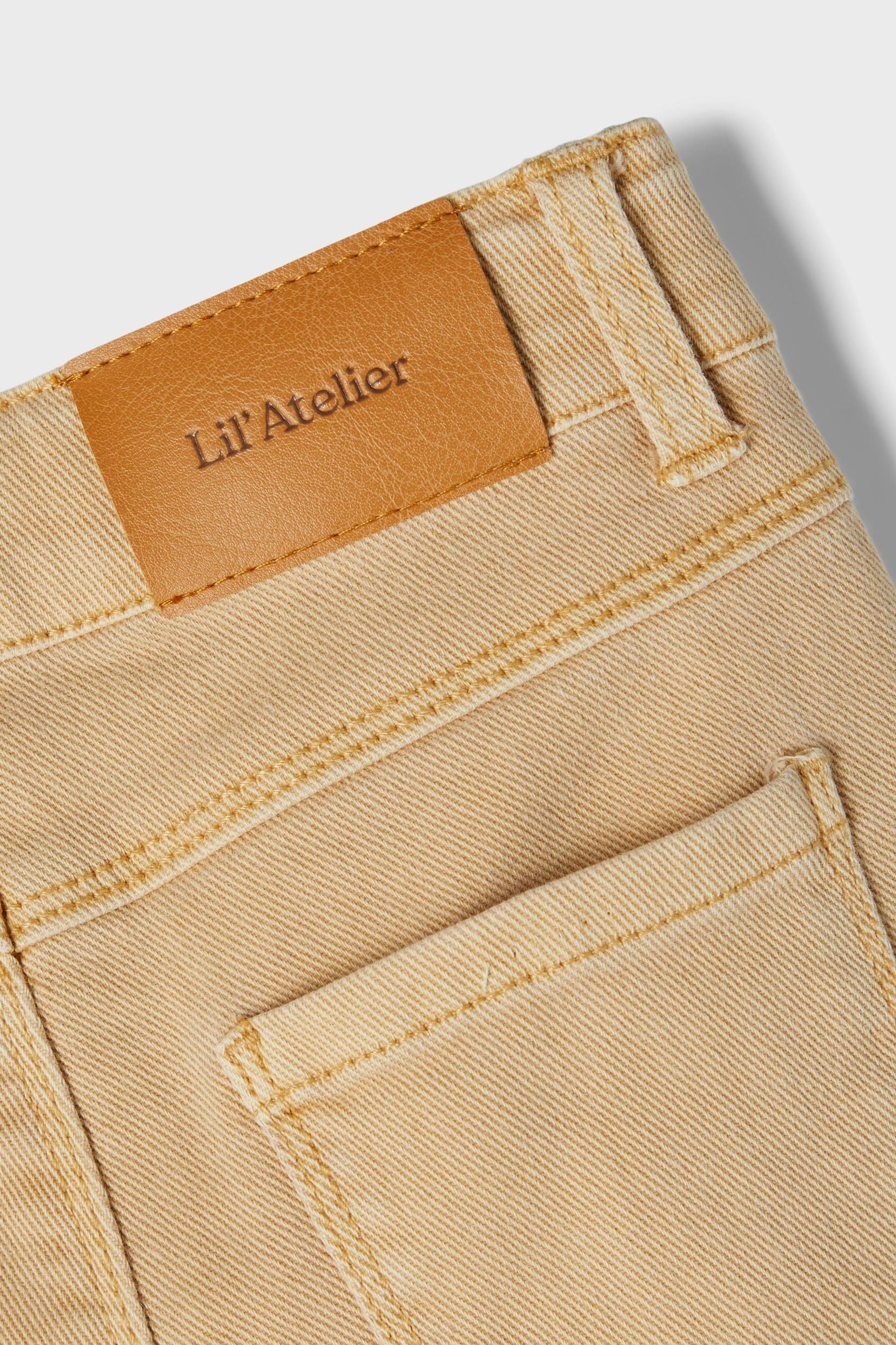 Lil'Atelier Unisex Beige Denim Culotte Jeans