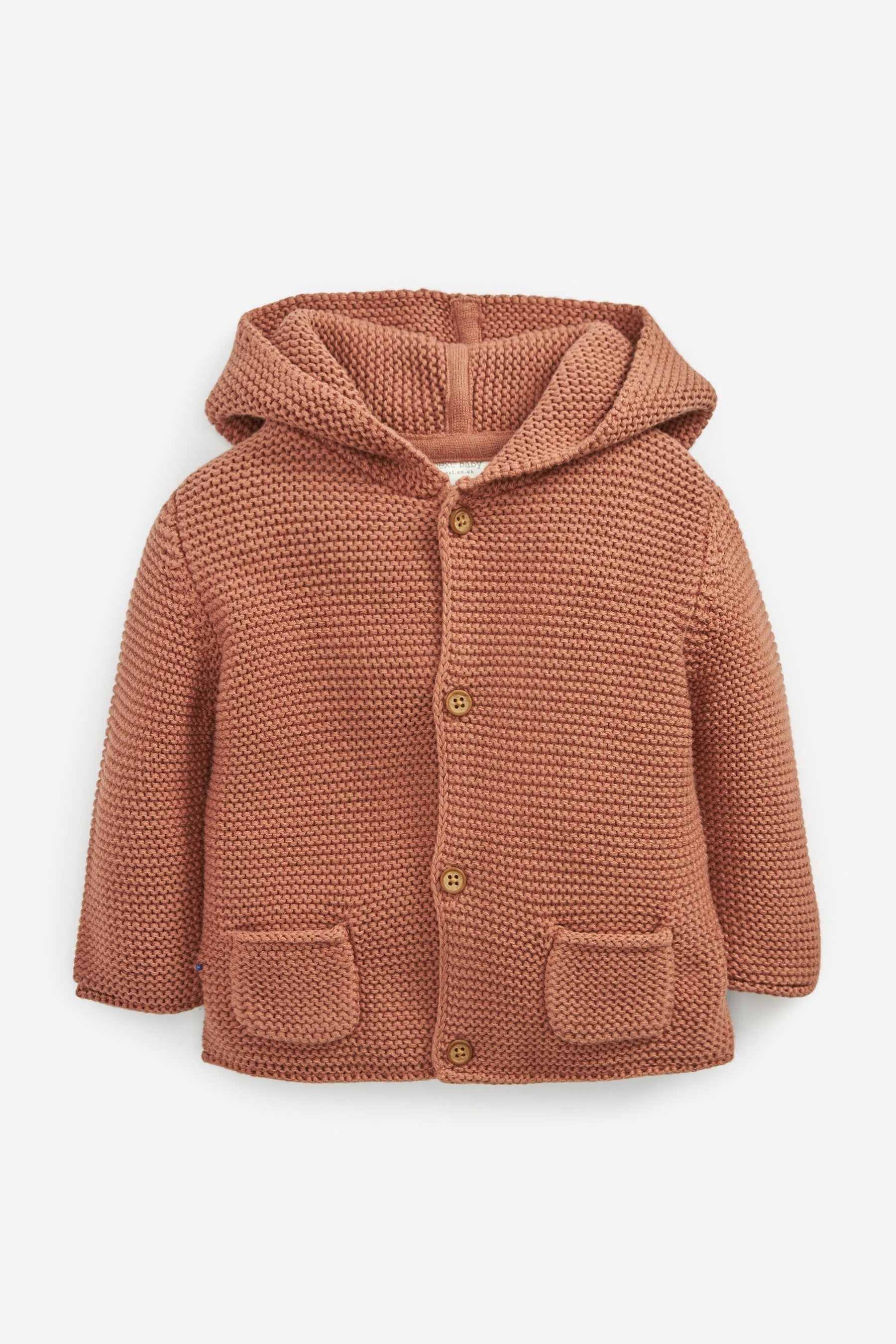 Brown Baby Hooded Cardigan (0mths-3yrs)