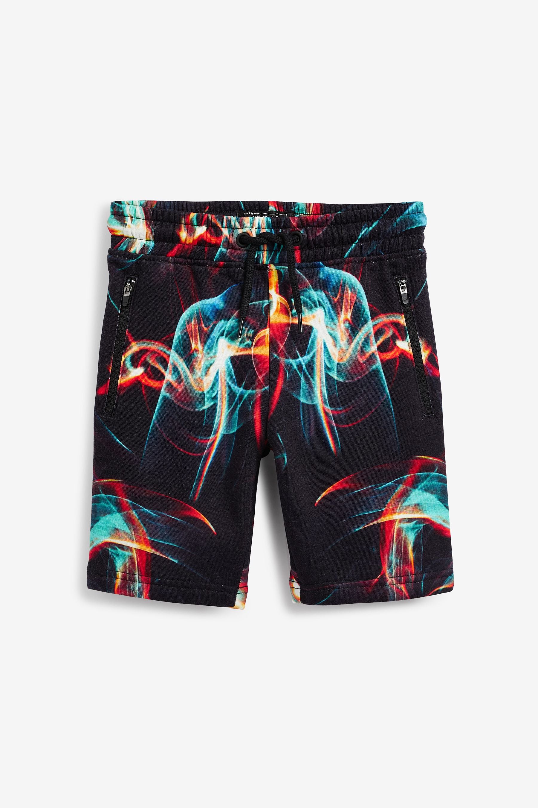 Black Shorts Digital Print (3-16yrs)