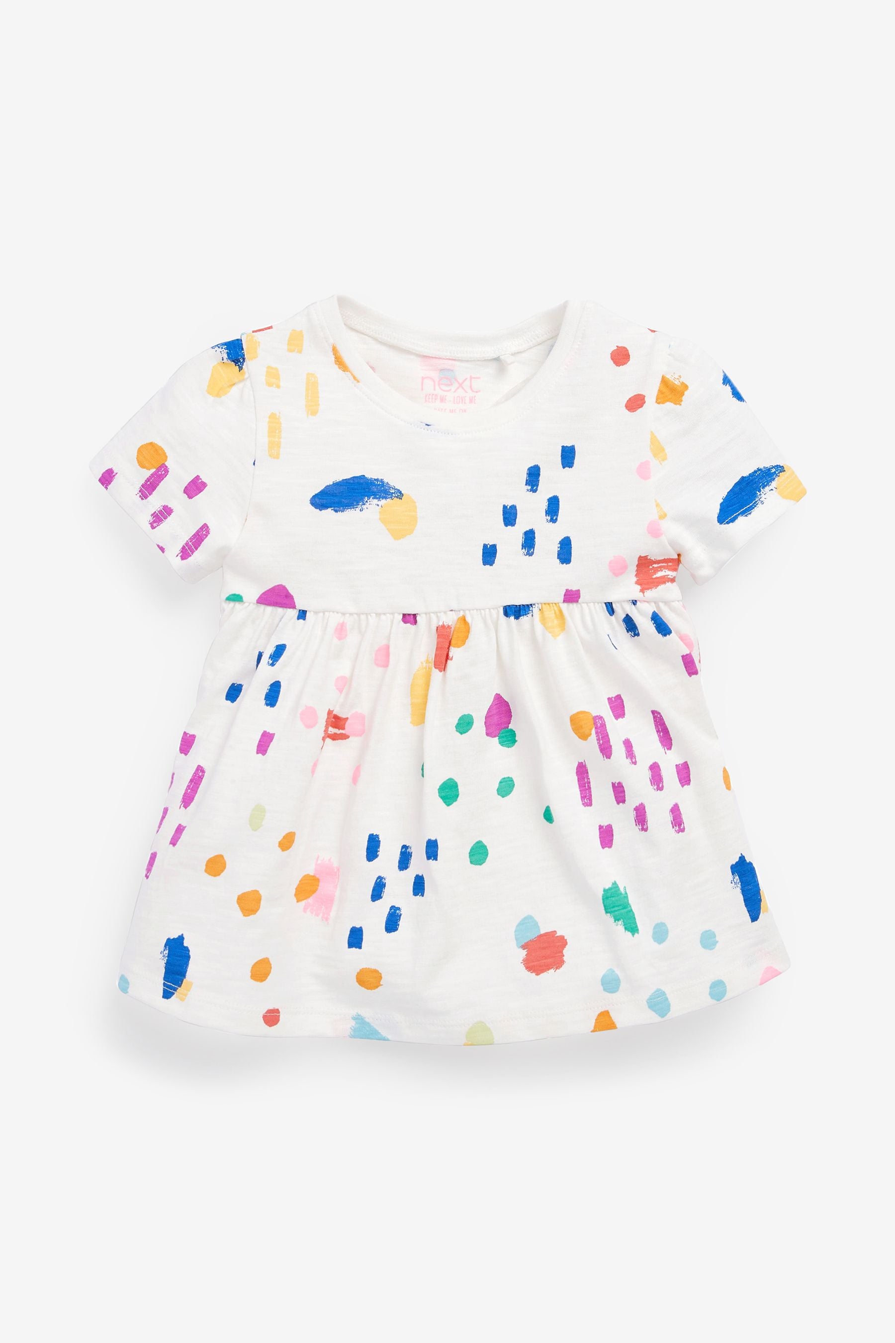 Multi Bright Shapes Cotton T-Shirt (3mths-7yrs)