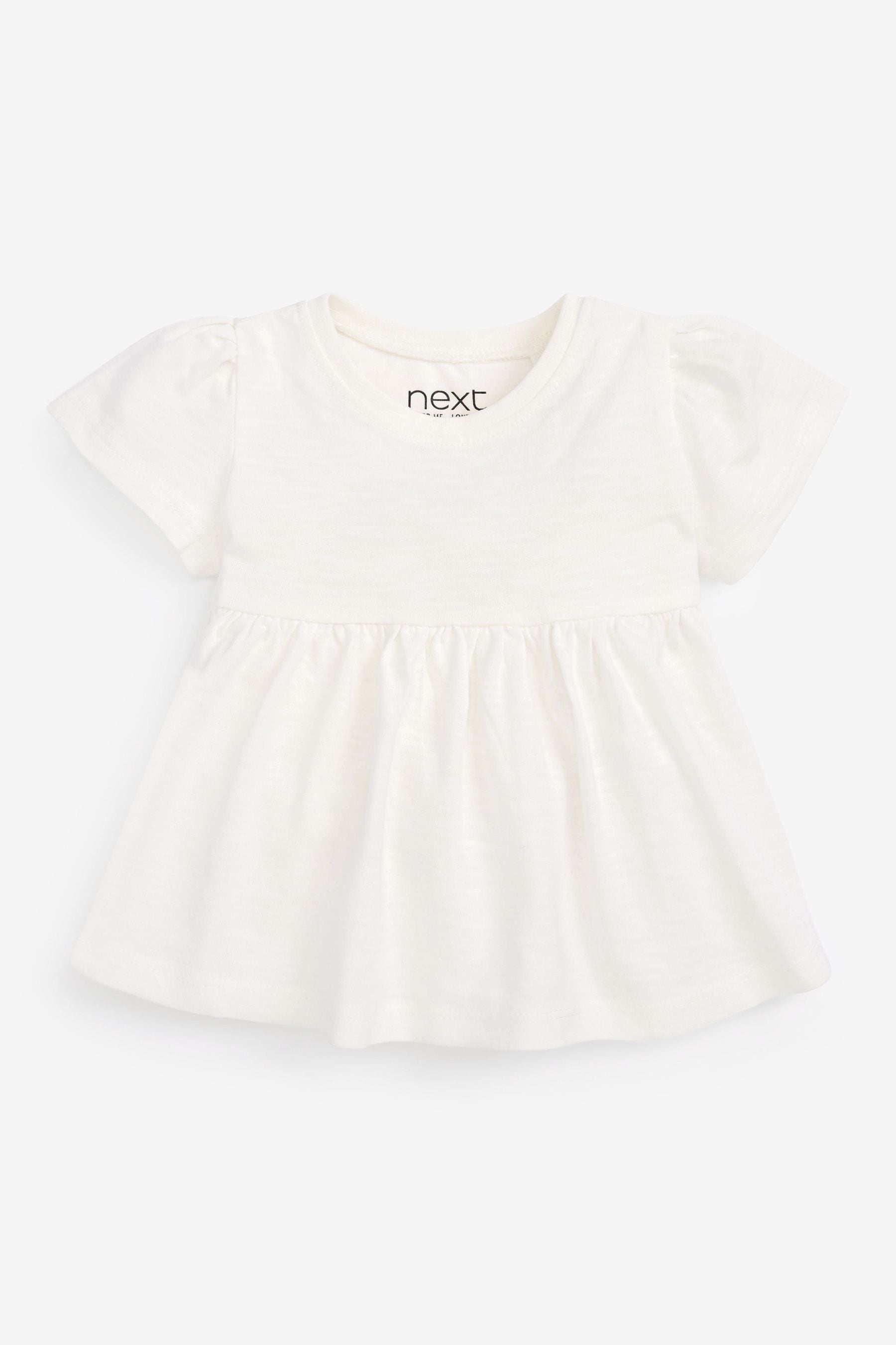 White Cotton T-Shirt (3mths-7yrs)