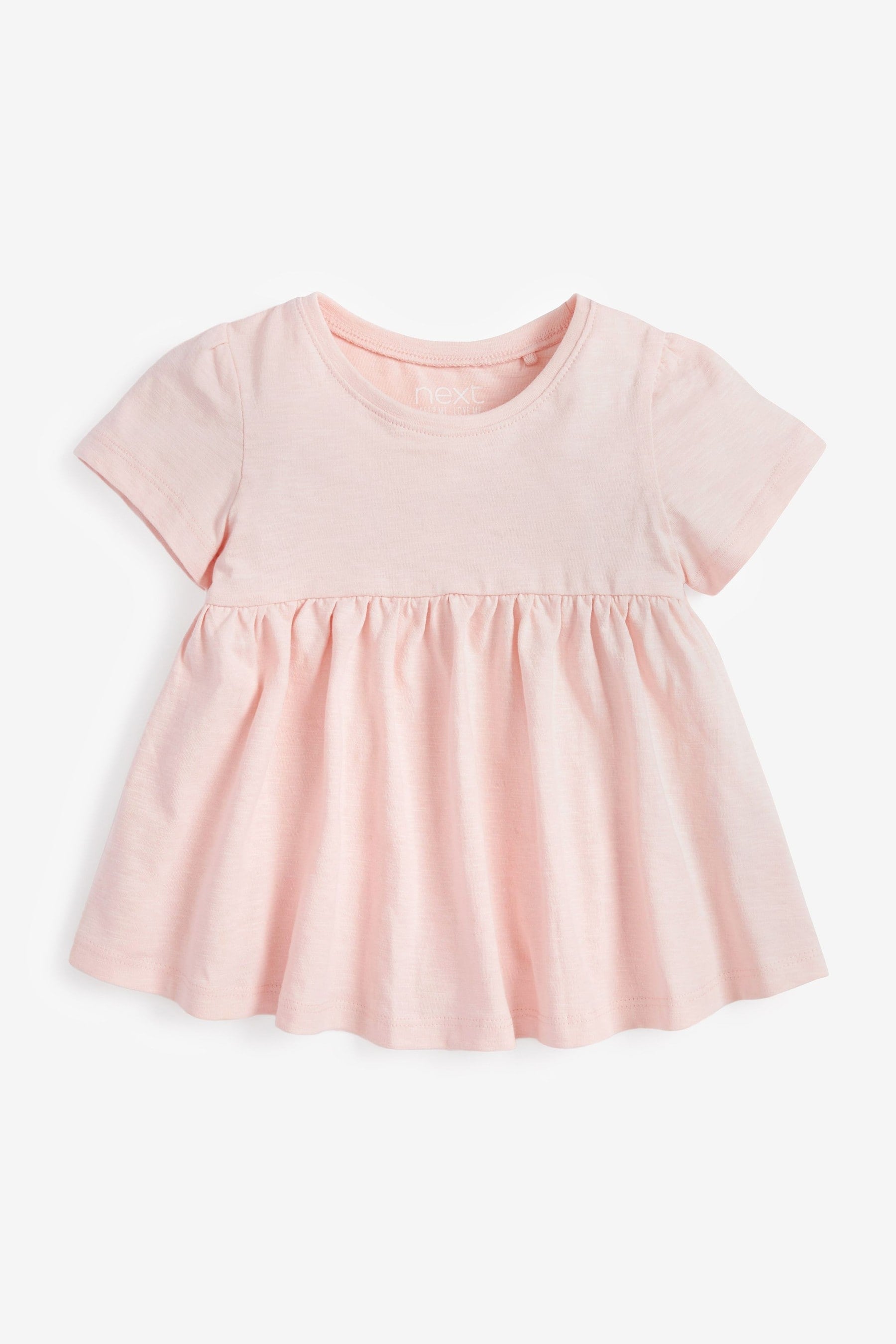 Pale Pink Cotton T-Shirt (3mths-7yrs)