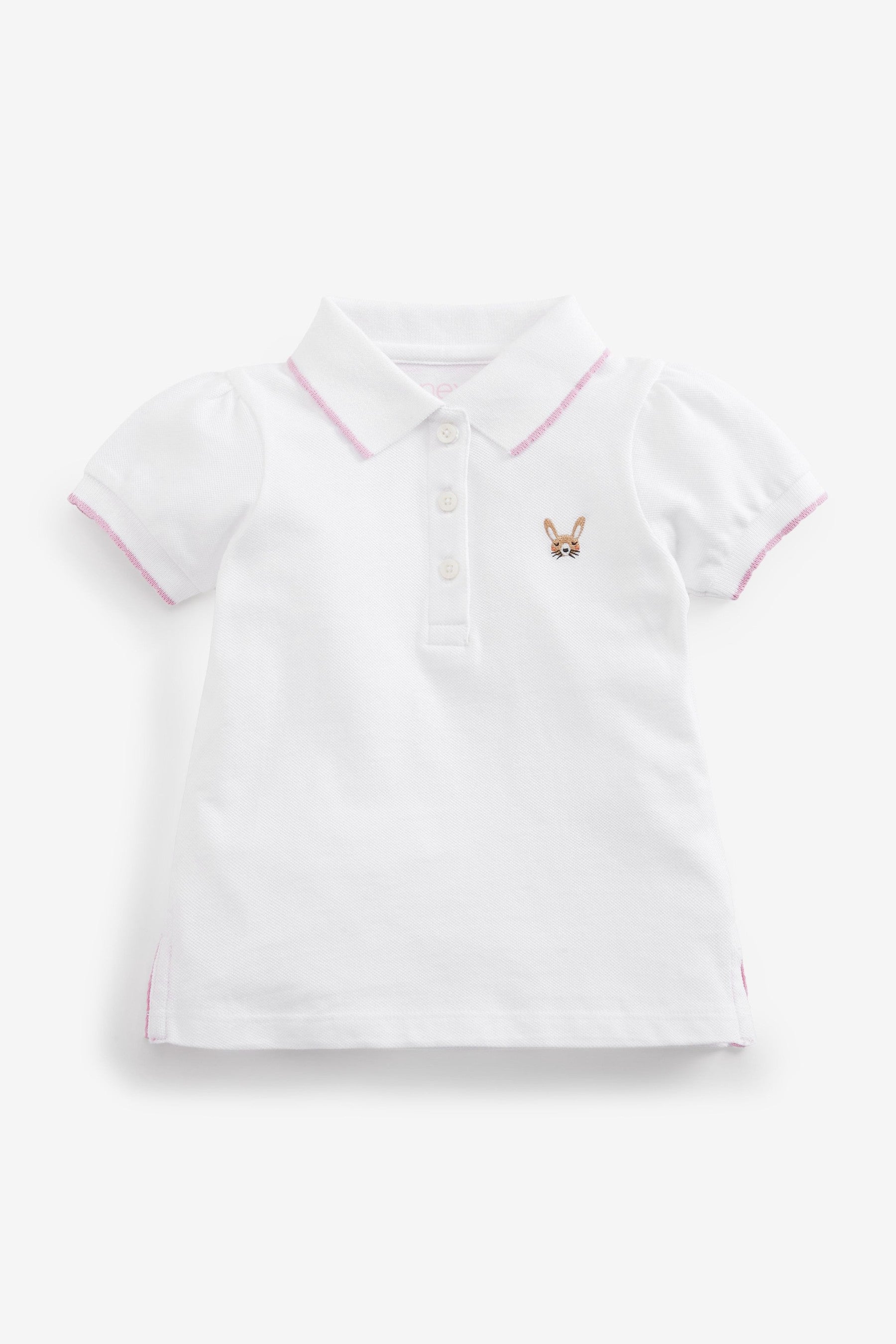 White Polo Top (3mths-7yrs)