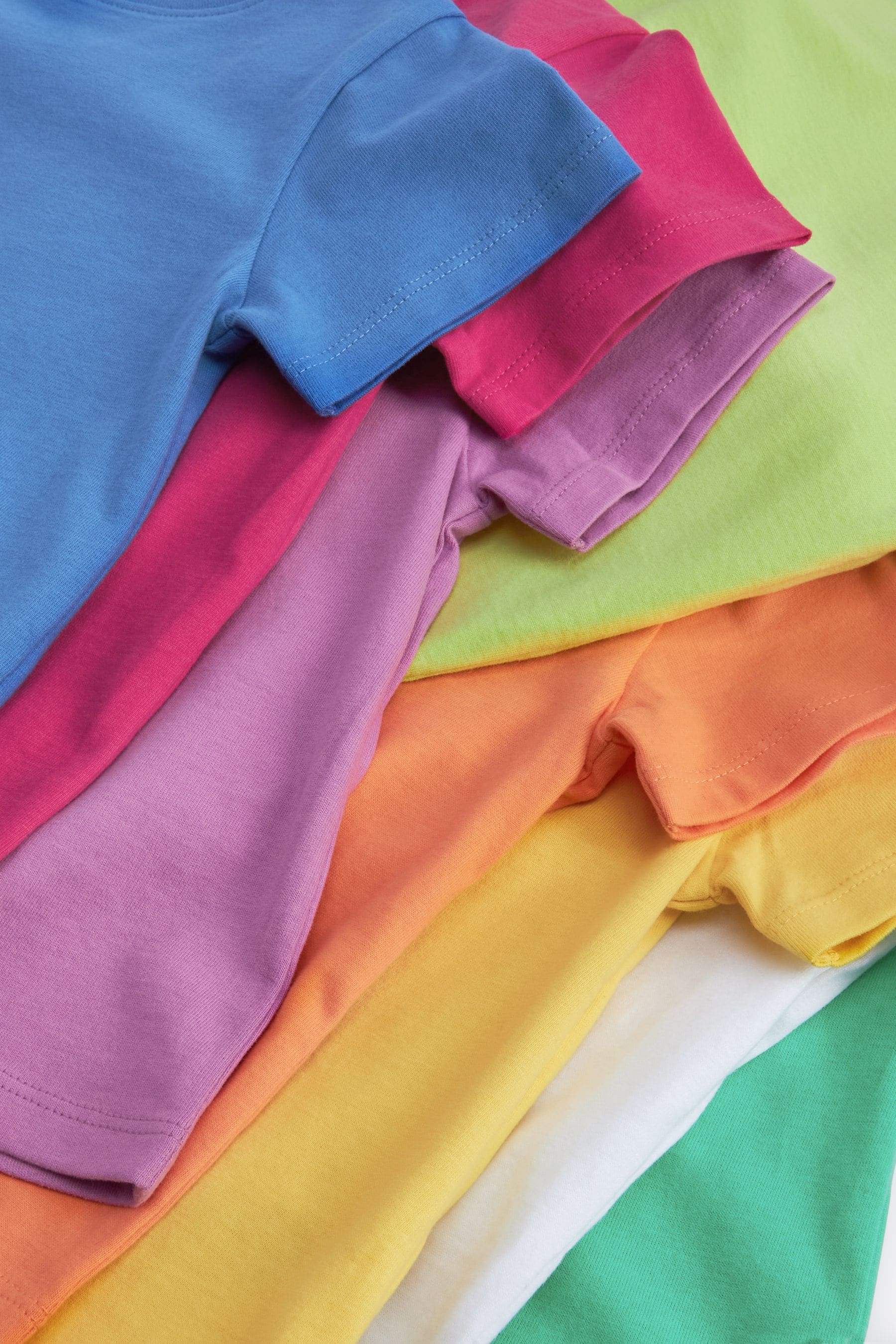 Multi Brights 8 Pack Cotton T-Shirts (3mths-7yrs)