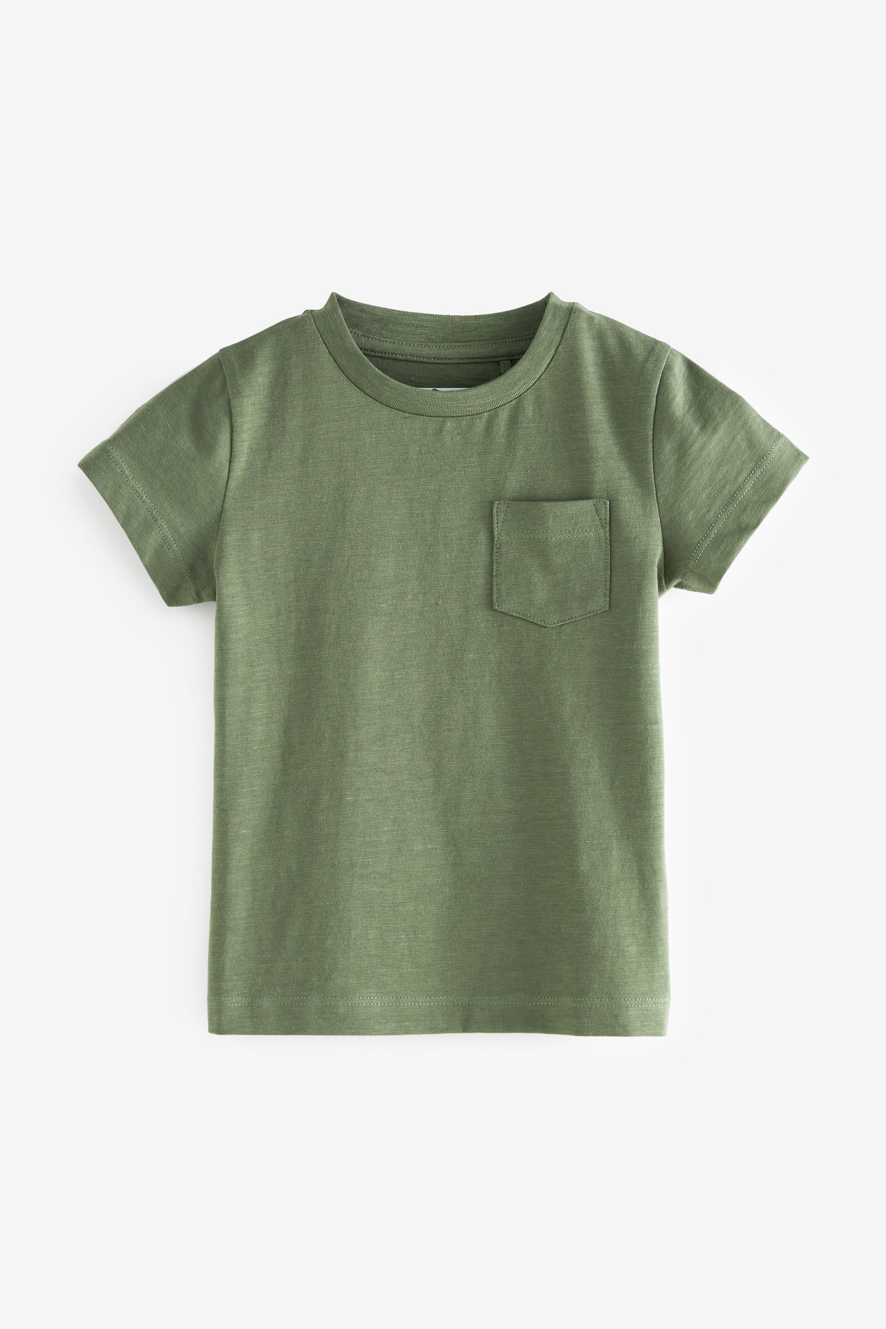 Green/Orange 3 Pack Plain T-Shirts (3mths-7yrs)