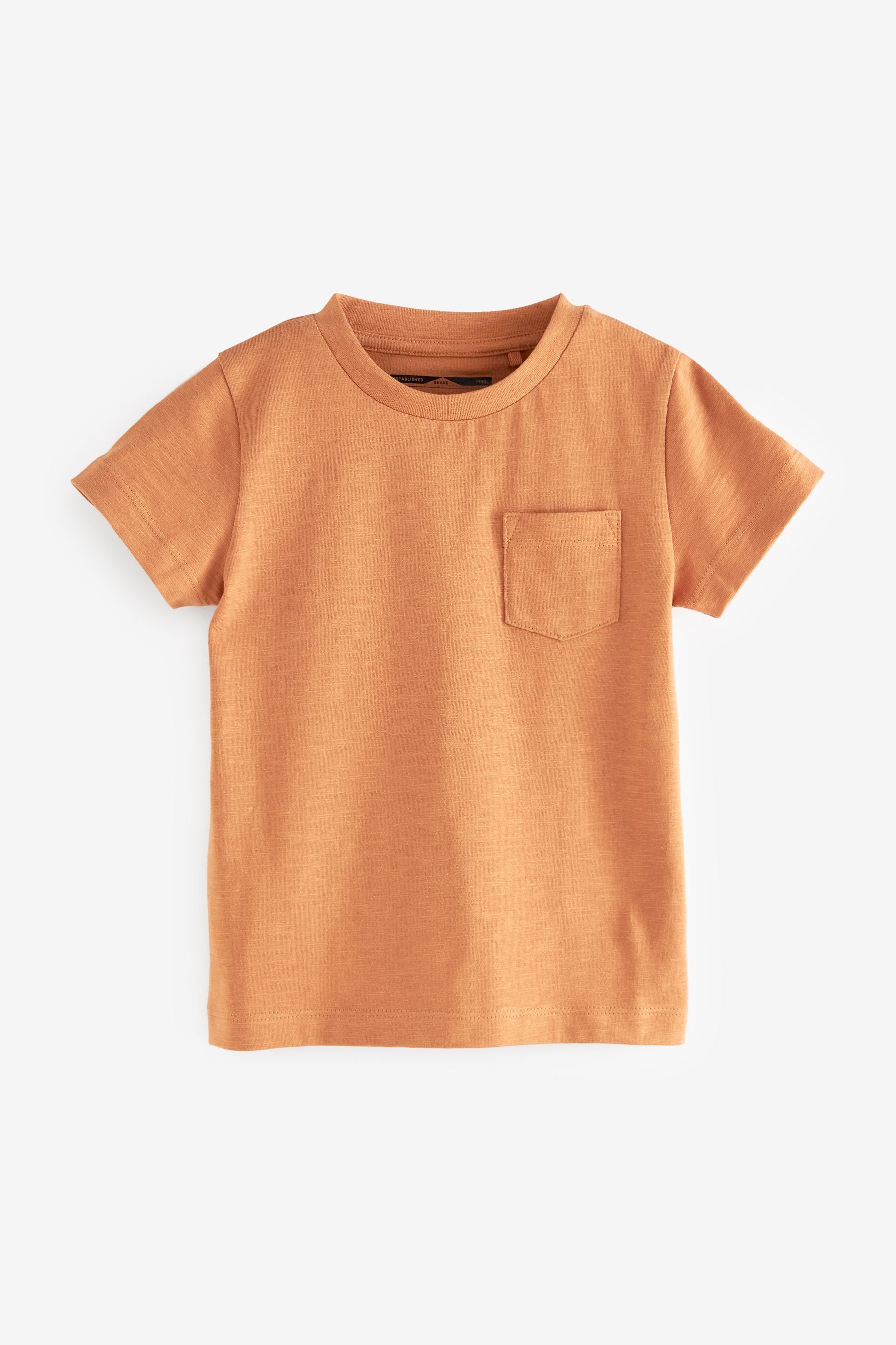 Green/Orange 3 Pack Plain T-Shirts (3mths-7yrs)