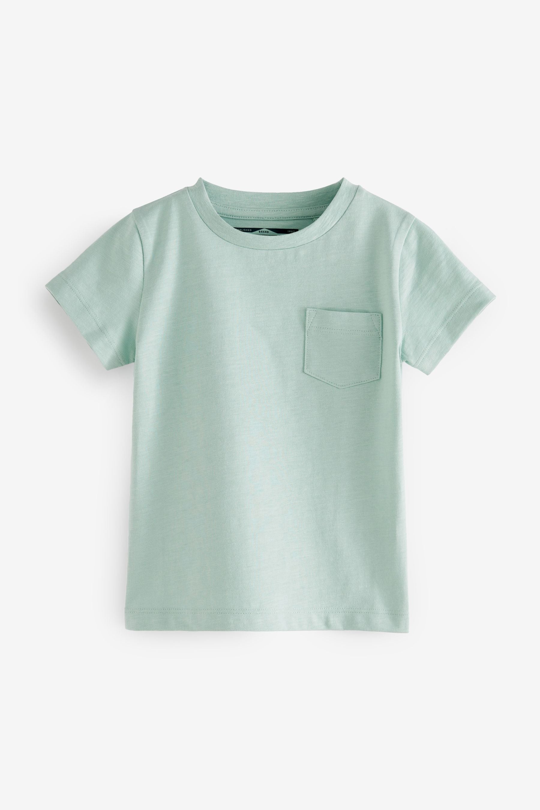 Green/Orange 3 Pack Plain T-Shirts (3mths-7yrs)