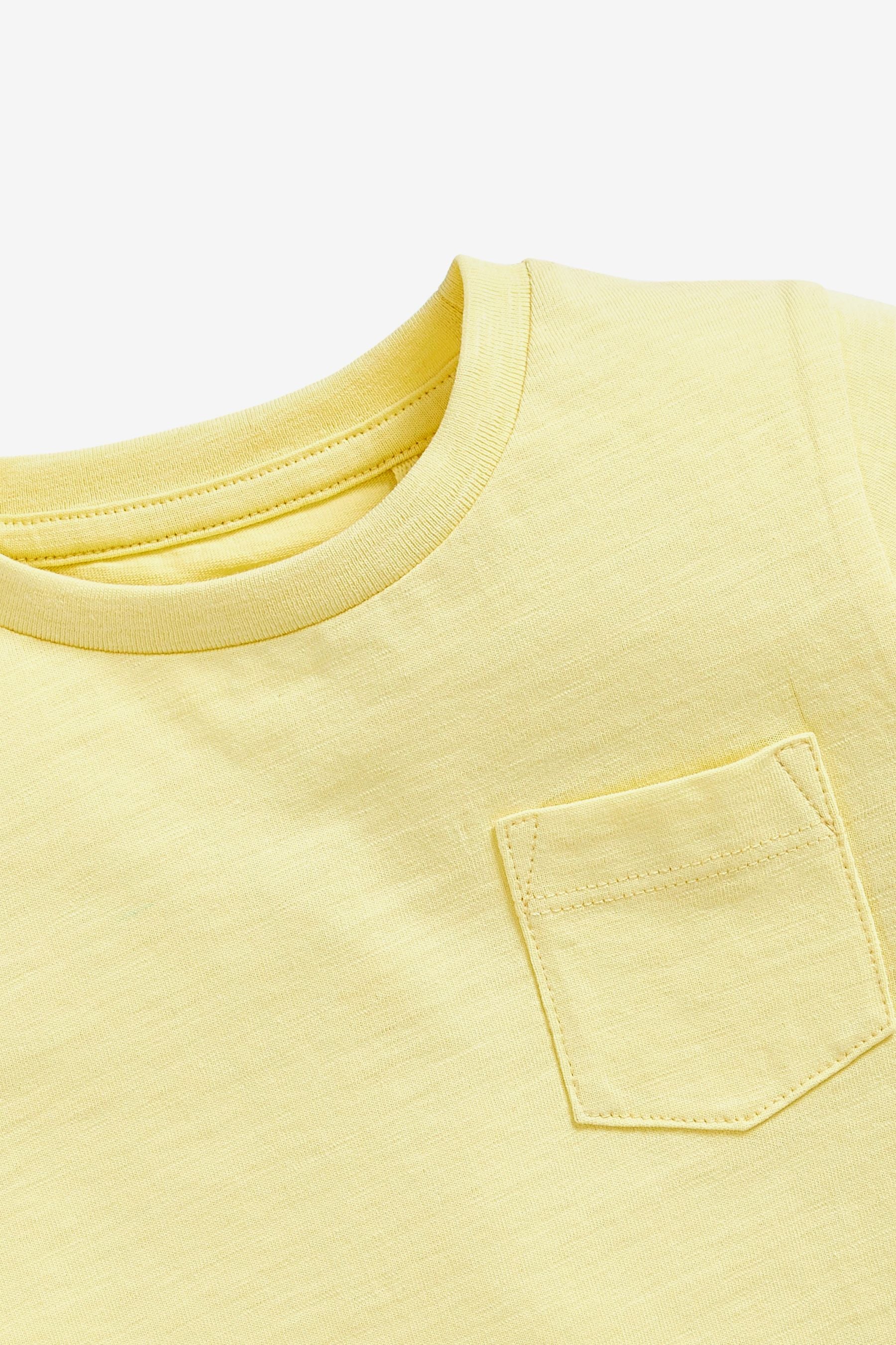 Lemon Yellow Short Sleeve Plain T-Shirt (3mths-7yrs)