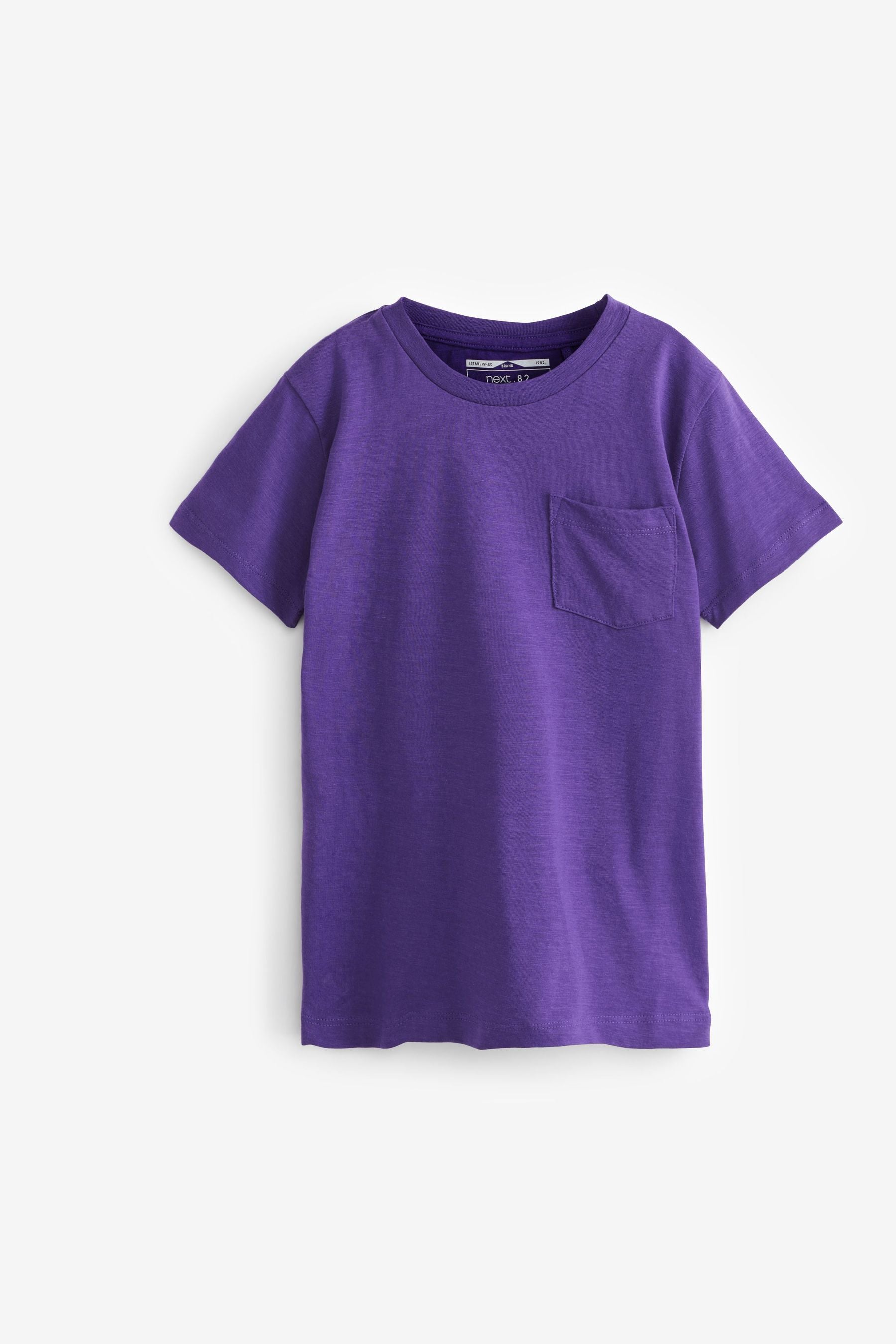 Black/Purple 3 Pack Plain T-Shirts (3mths-7yrs)