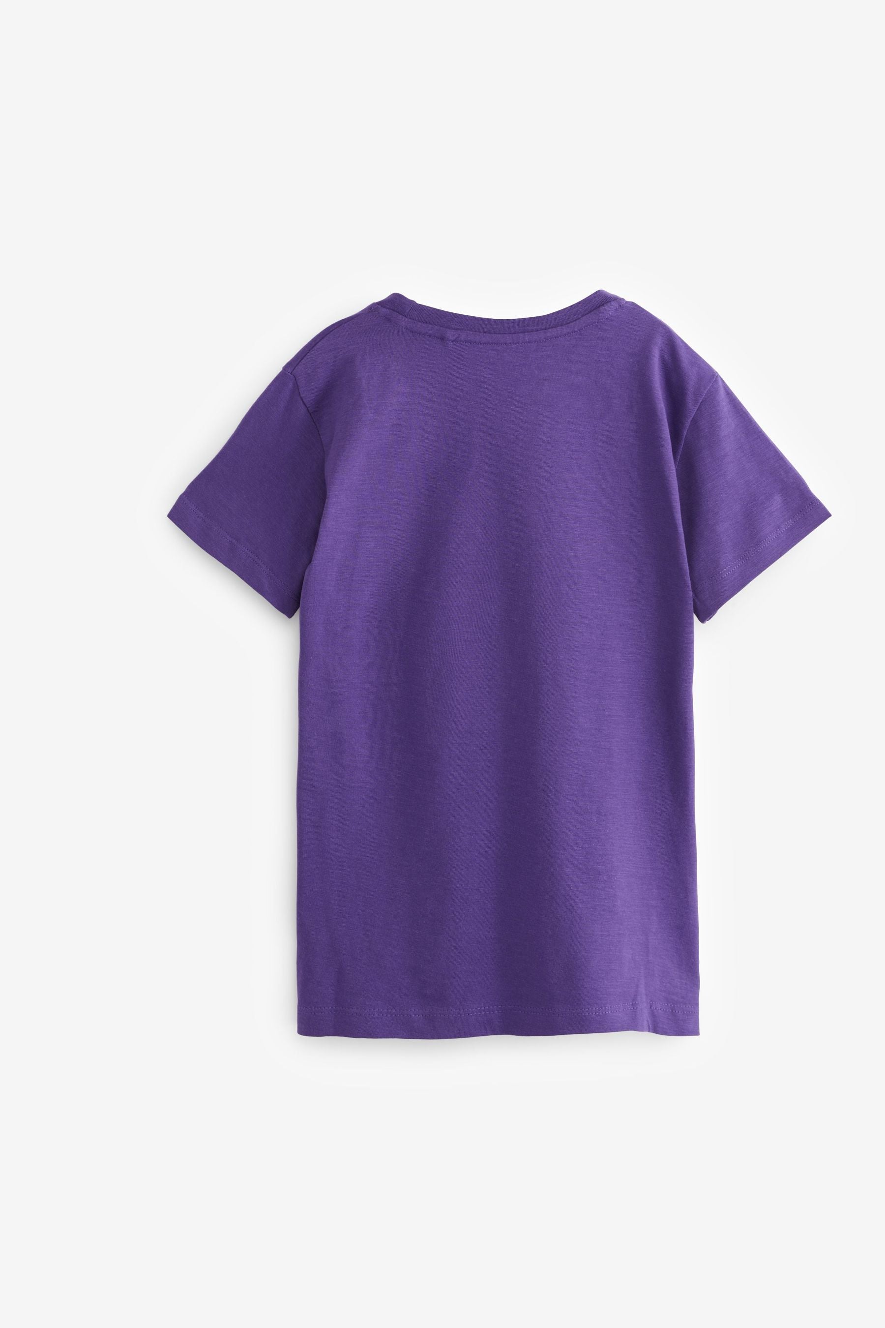 Black/Purple 3 Pack Plain T-Shirts (3mths-7yrs)