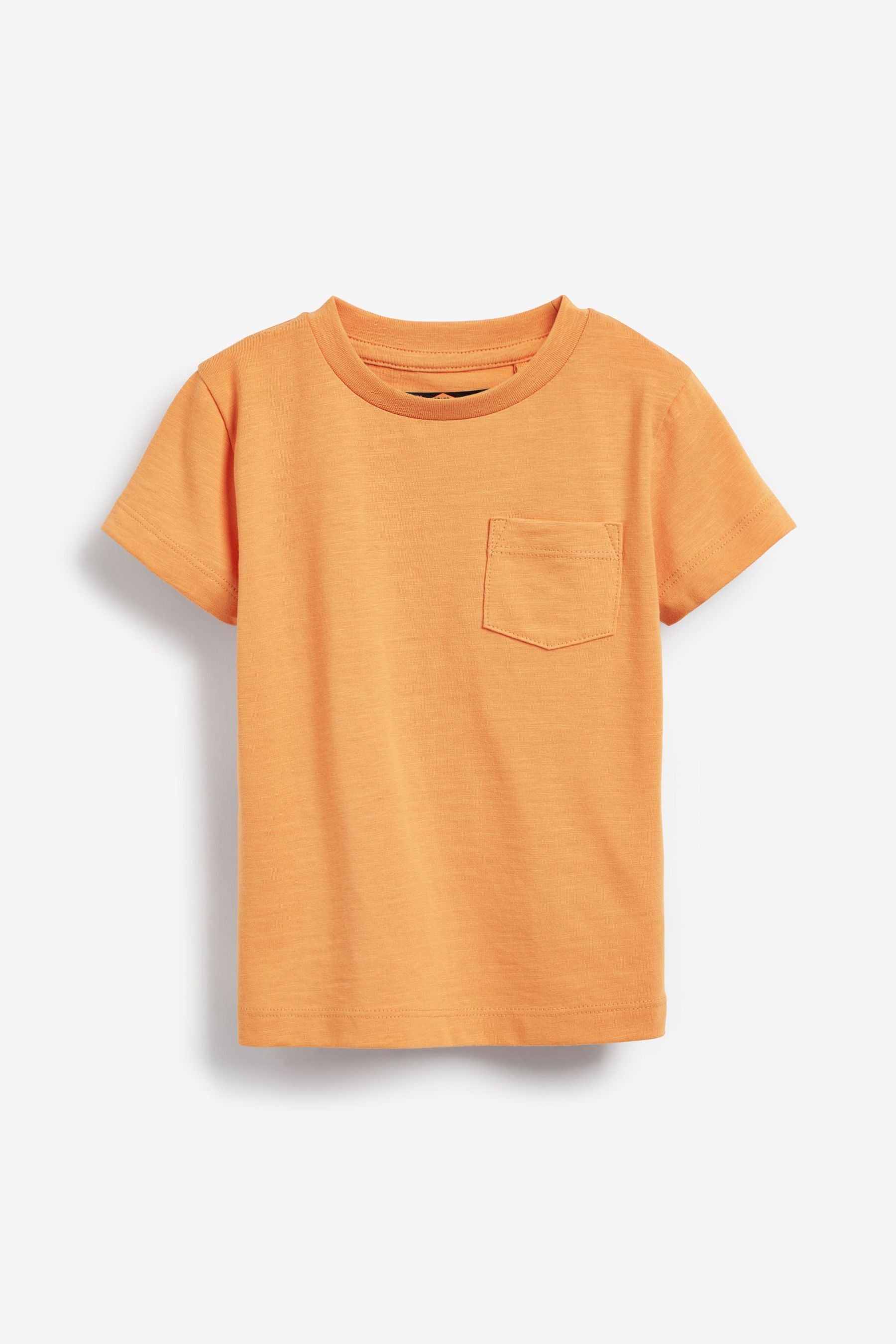 Ochre Yellow Short Sleeve Plain T-Shirt (3mths-7yrs)