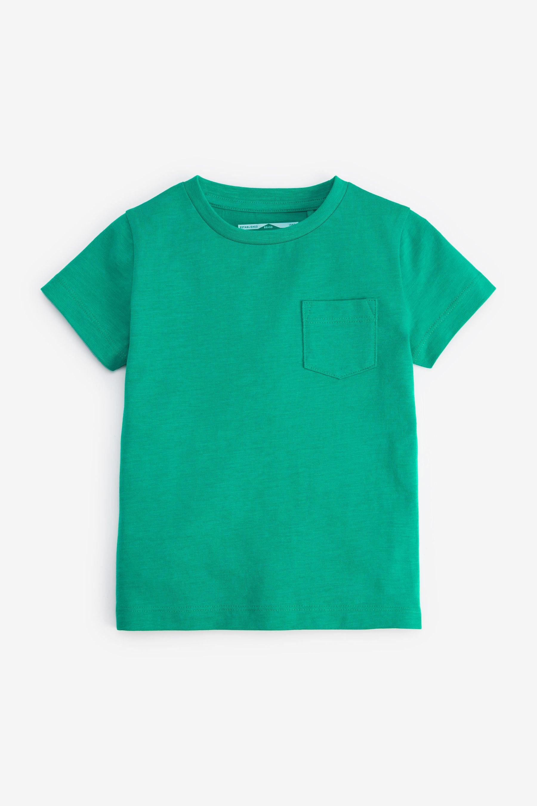 Green Short Sleeve Plain T-Shirt (3mths-7yrs)