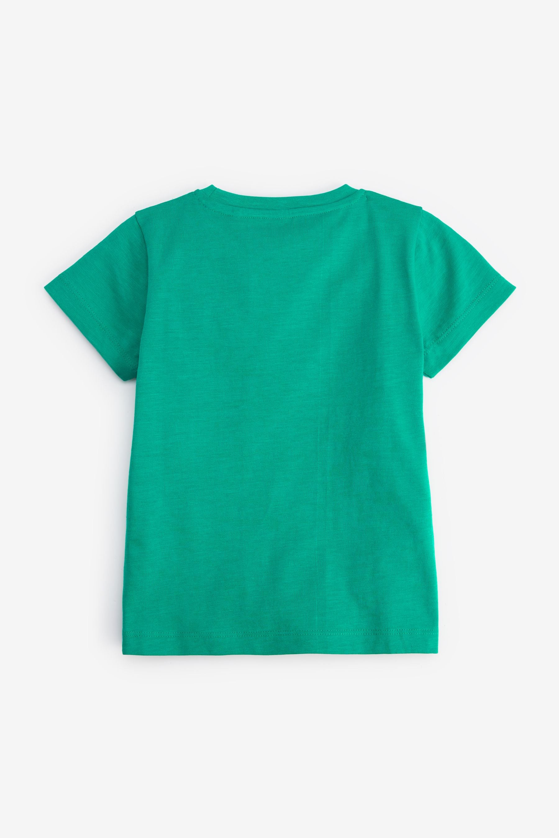 Green Short Sleeve Plain T-Shirt (3mths-7yrs)